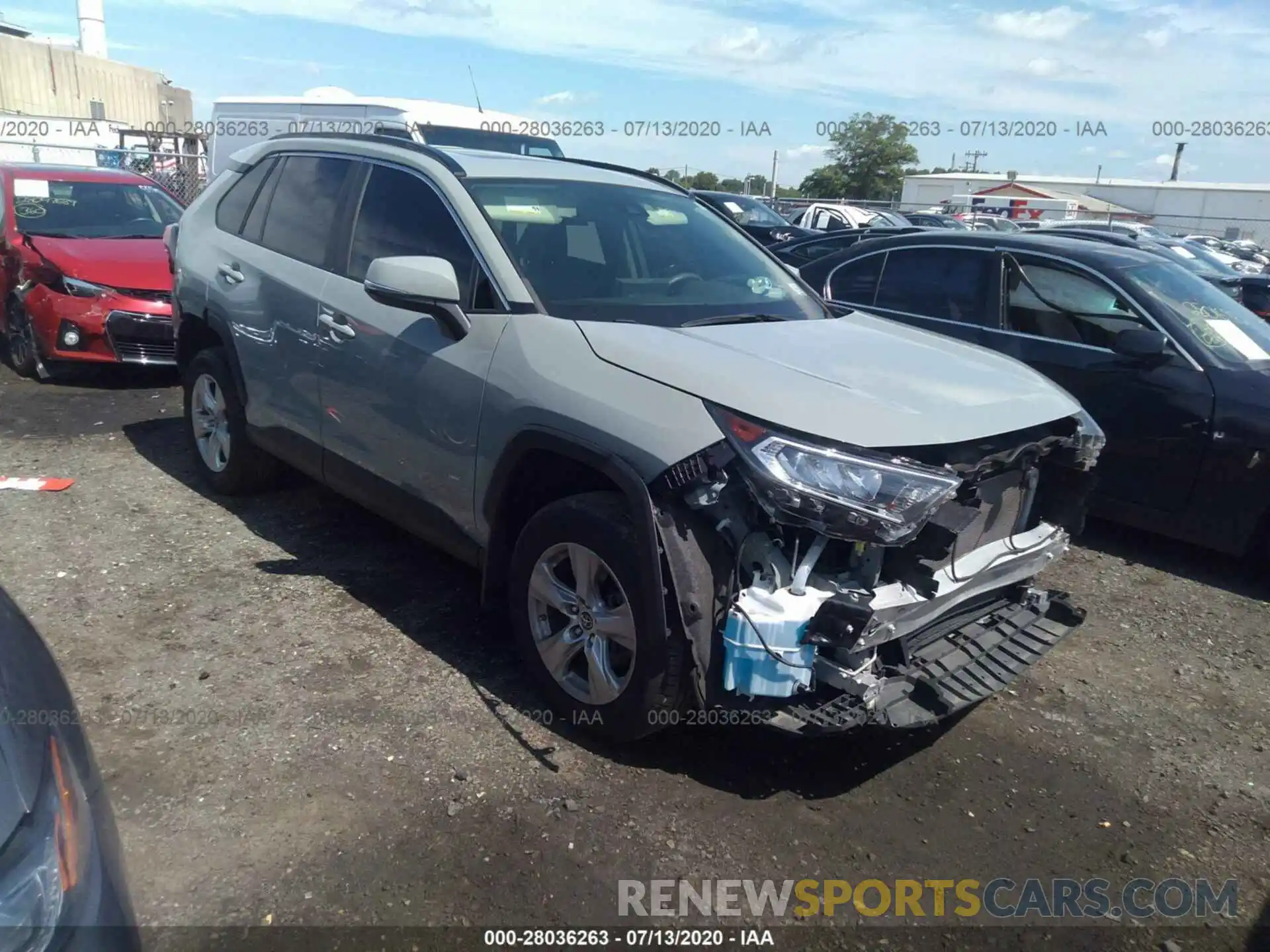 1 Фотография поврежденного автомобиля JTMP1RFV1KD505236 TOYOTA RAV4 2019