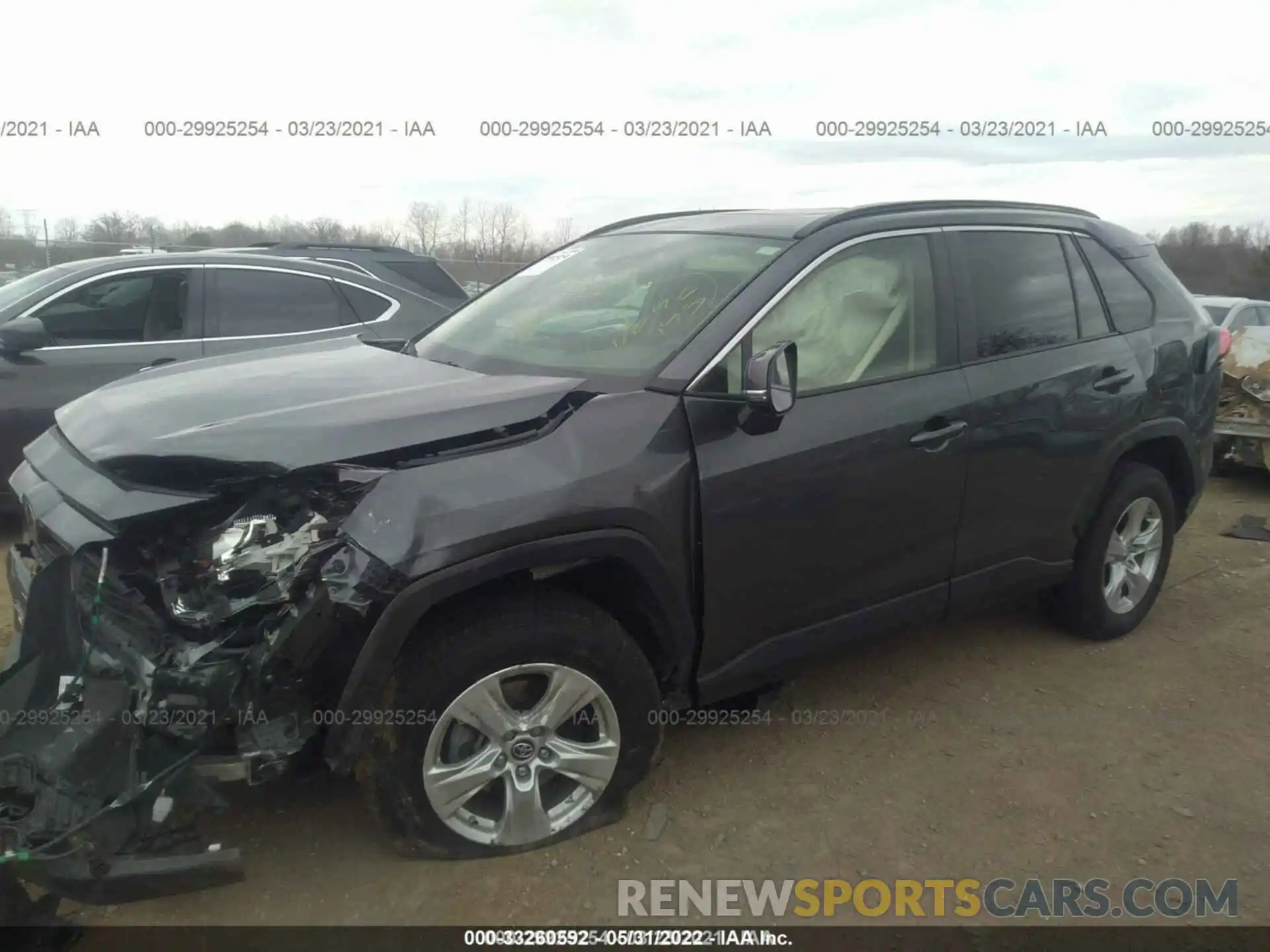 2 Photograph of a damaged car JTMP1RFV1KD505561 TOYOTA RAV4 2019