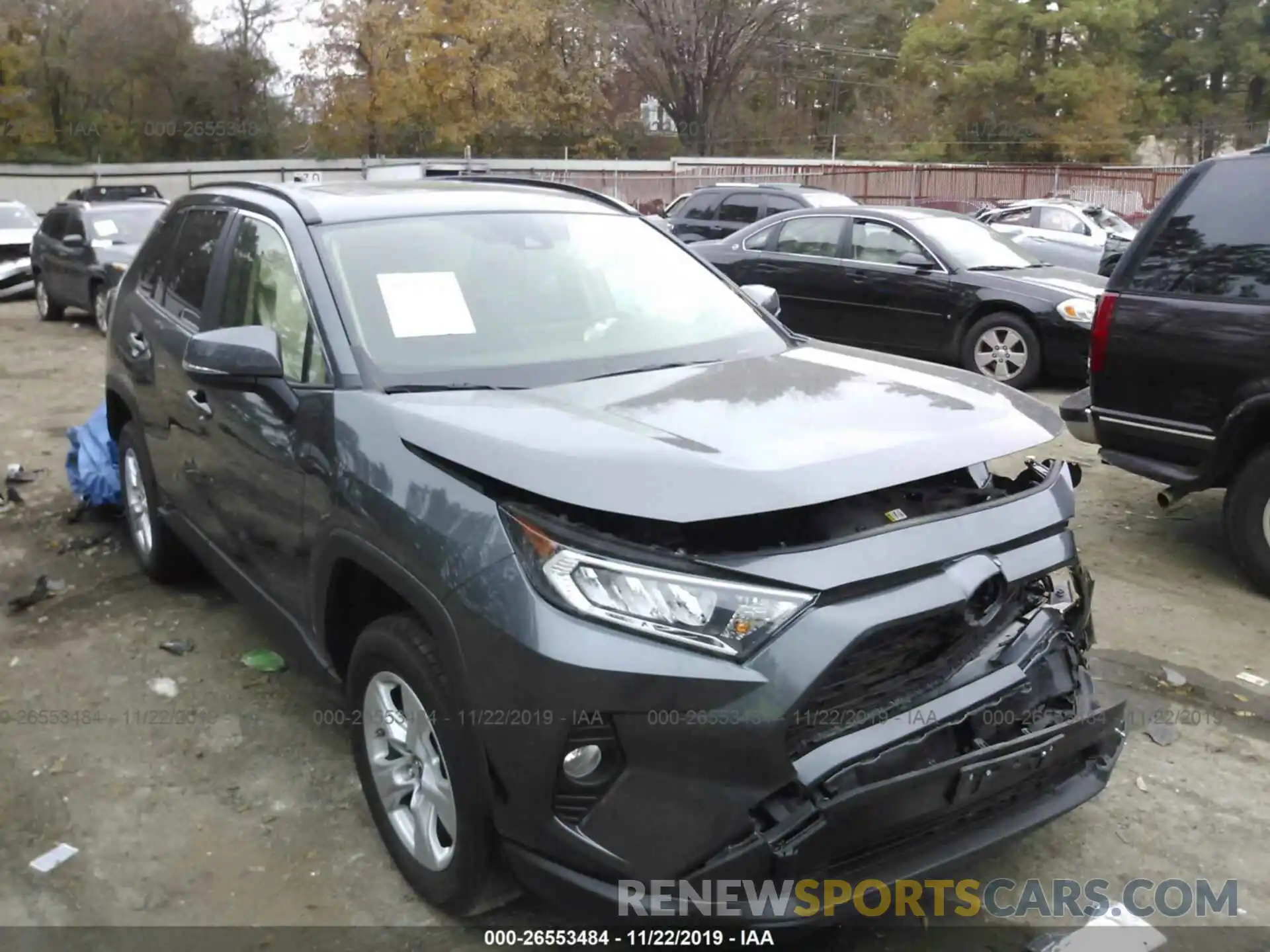 1 Photograph of a damaged car JTMP1RFV1KD506841 TOYOTA RAV4 2019