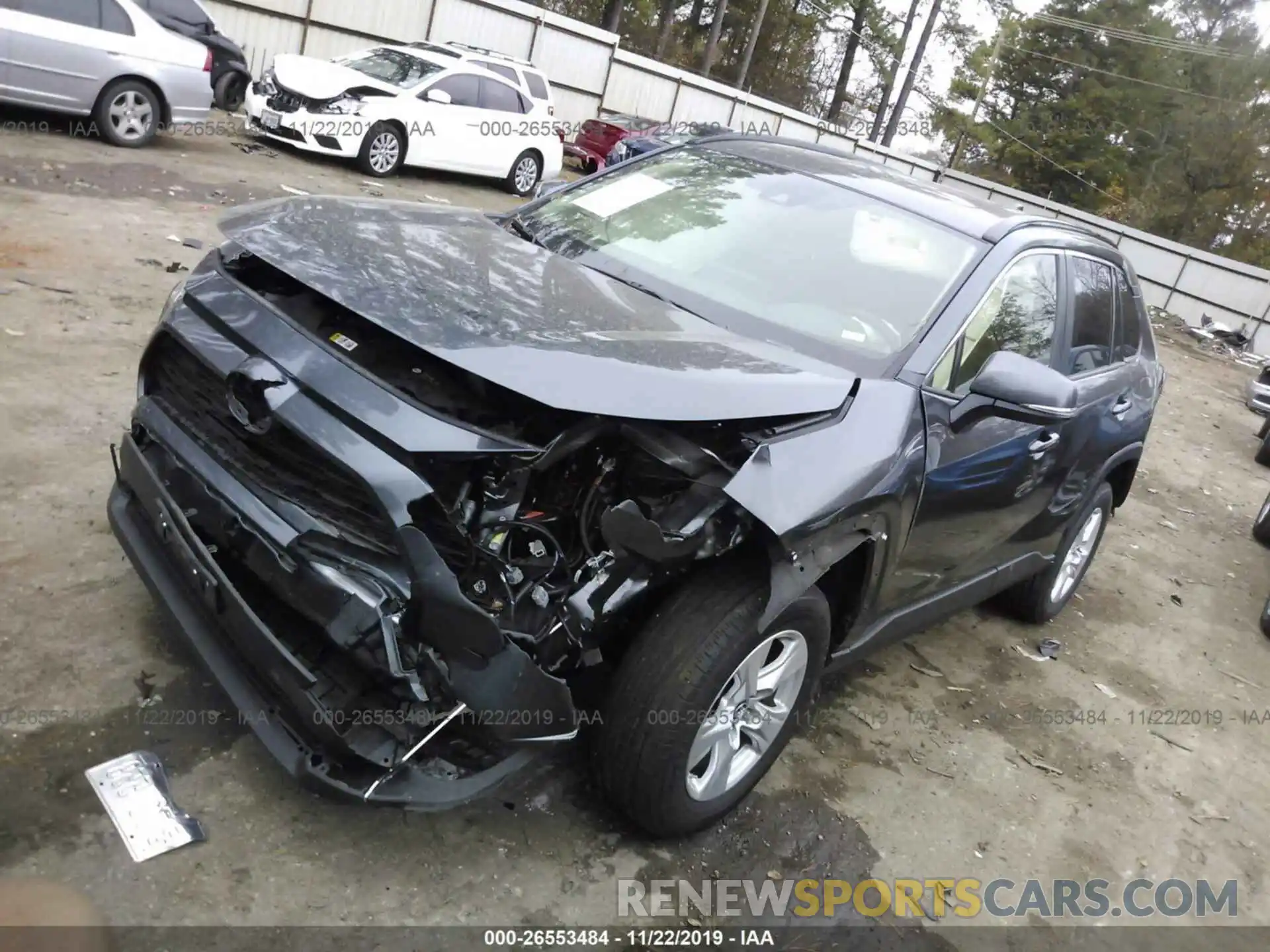 2 Photograph of a damaged car JTMP1RFV1KD506841 TOYOTA RAV4 2019