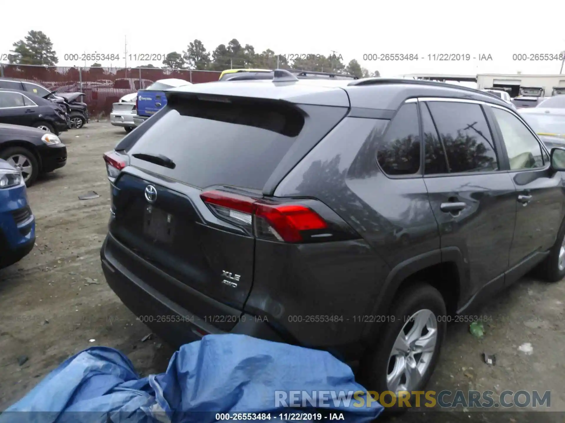 4 Photograph of a damaged car JTMP1RFV1KD506841 TOYOTA RAV4 2019