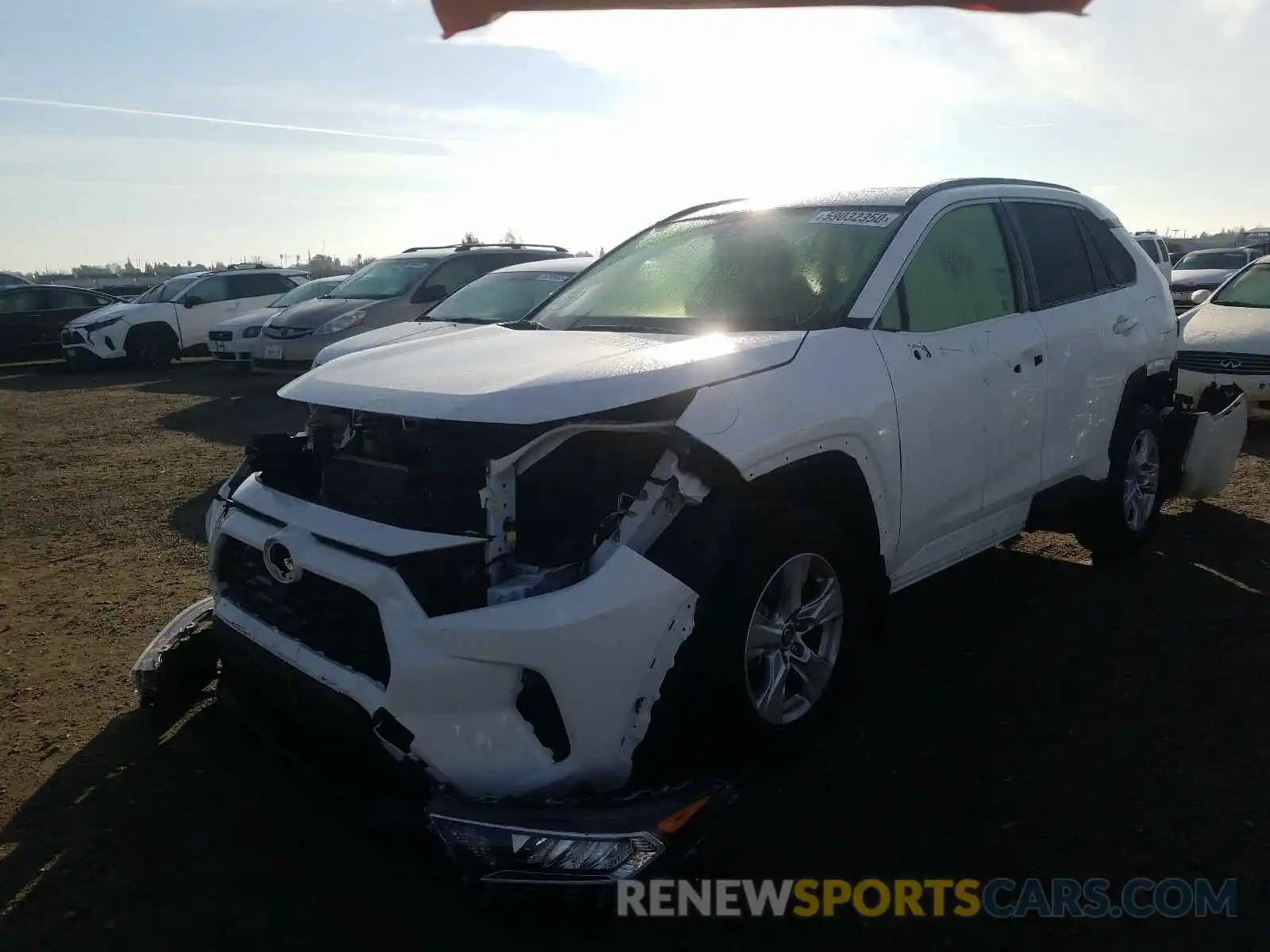 2 Photograph of a damaged car JTMP1RFV1KD511358 TOYOTA RAV4 2019