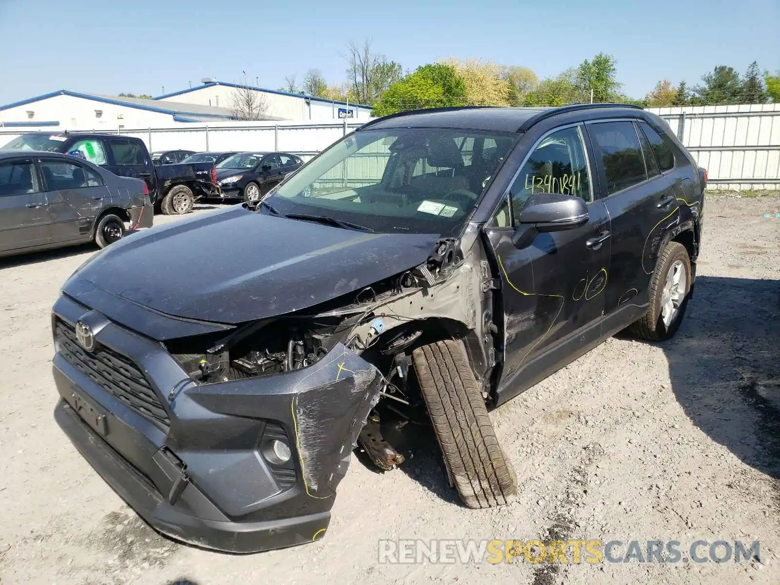 9 Photograph of a damaged car JTMP1RFV1KD513045 TOYOTA RAV4 2019