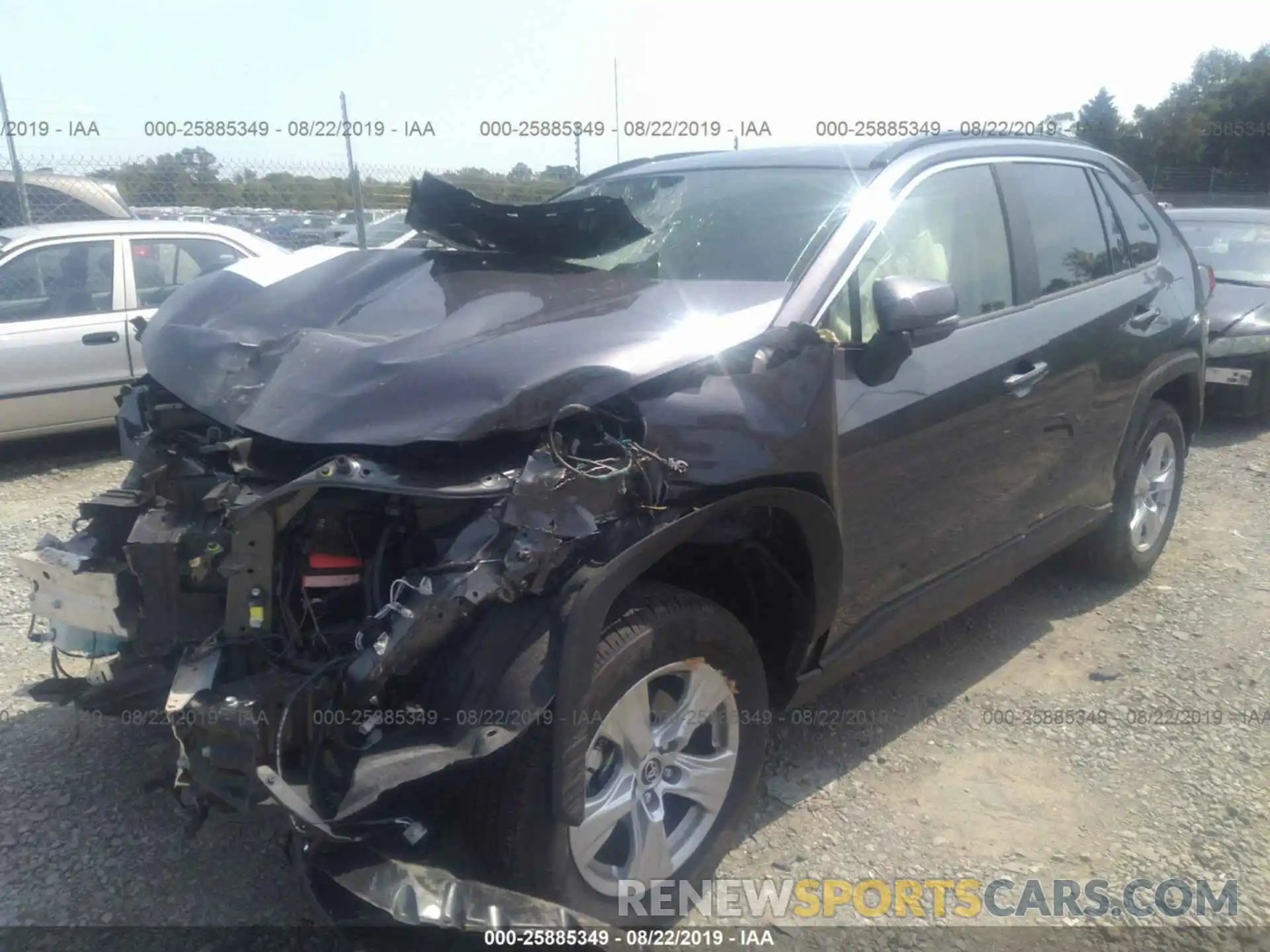 2 Photograph of a damaged car JTMP1RFV1KD515183 TOYOTA RAV4 2019