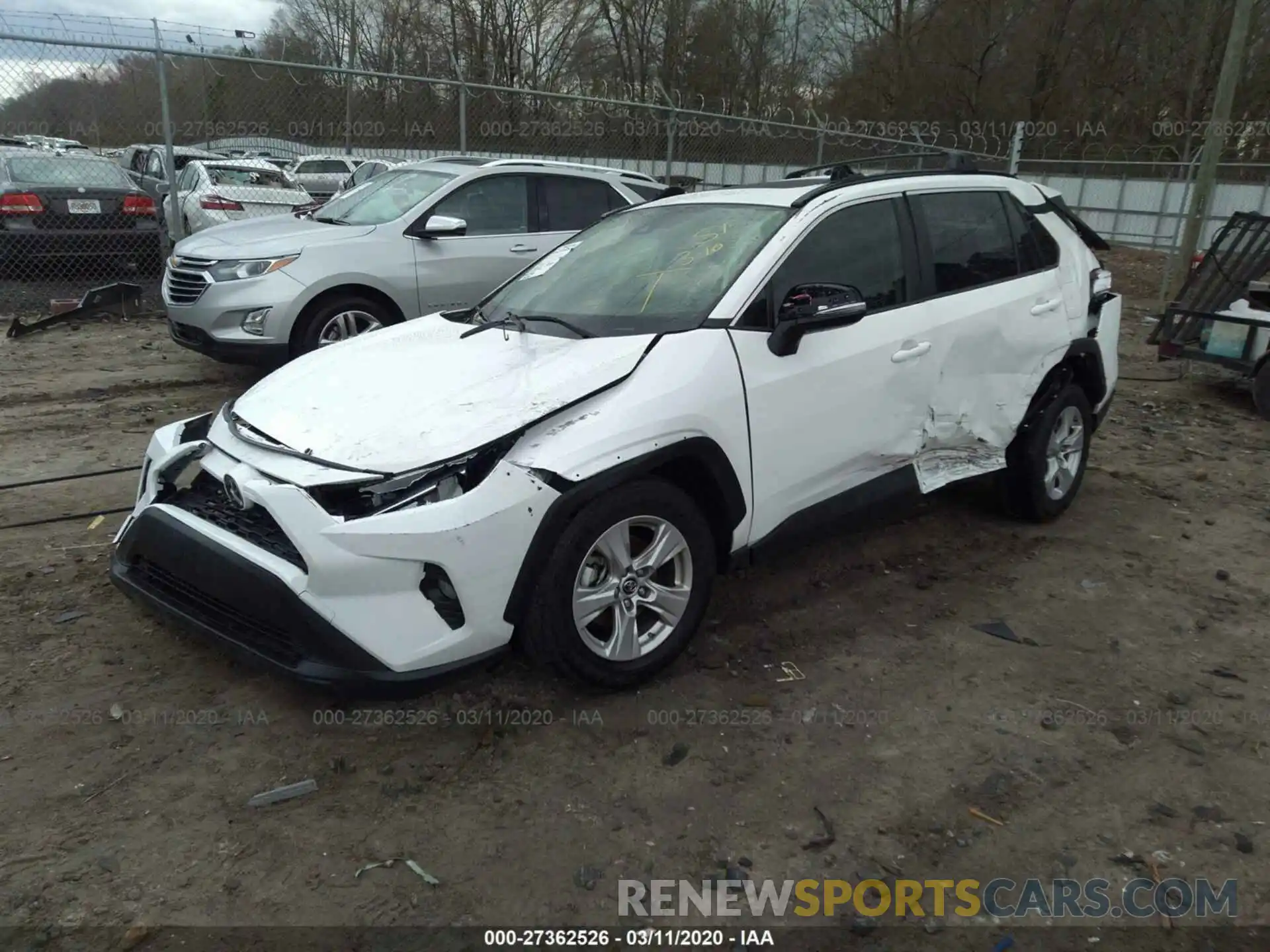 2 Фотография поврежденного автомобиля JTMP1RFV1KJ****** TOYOTA RAV4 2019