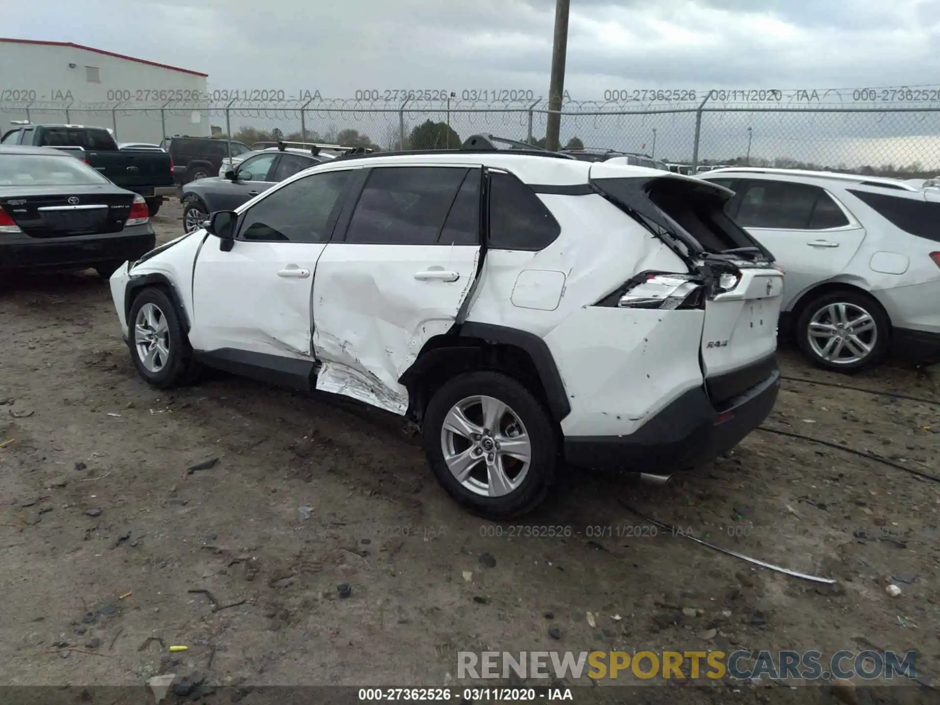 3 Photograph of a damaged car JTMP1RFV1KJ****** TOYOTA RAV4 2019