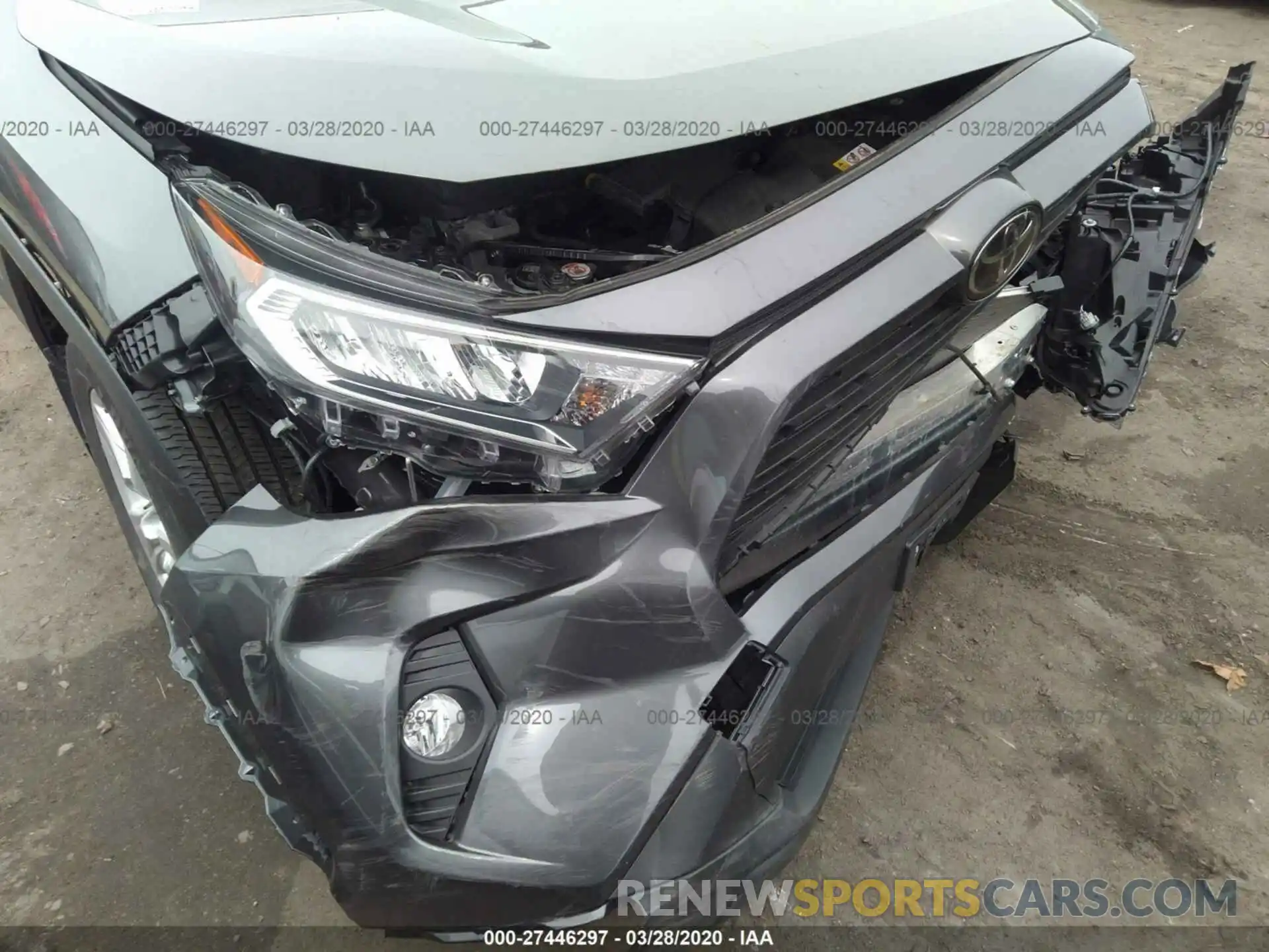 6 Photograph of a damaged car JTMP1RFV1KJ004168 TOYOTA RAV4 2019