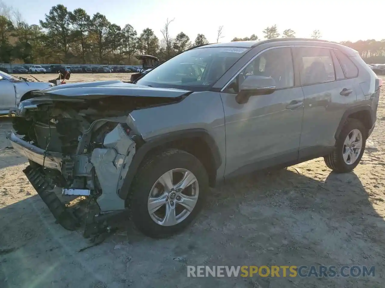 1 Photograph of a damaged car JTMP1RFV1KJ017342 TOYOTA RAV4 2019