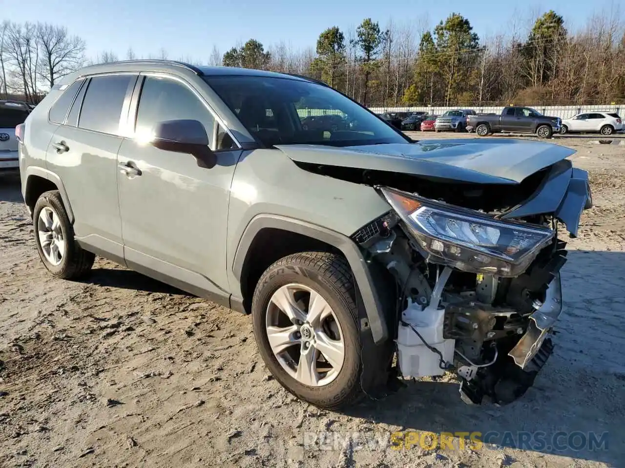 4 Photograph of a damaged car JTMP1RFV1KJ017342 TOYOTA RAV4 2019