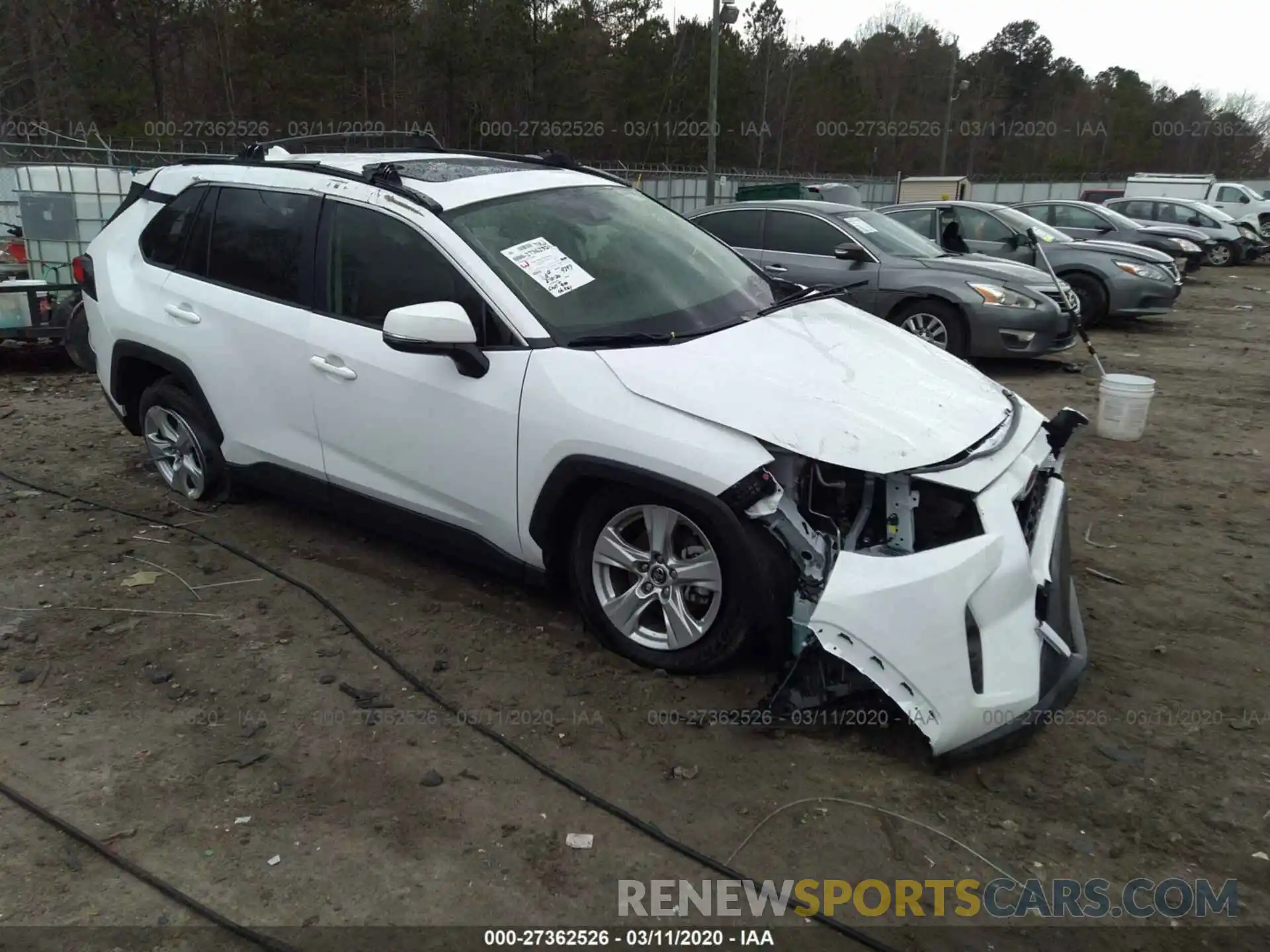 1 Photograph of a damaged car JTMP1RFV1KJ021410 TOYOTA RAV4 2019