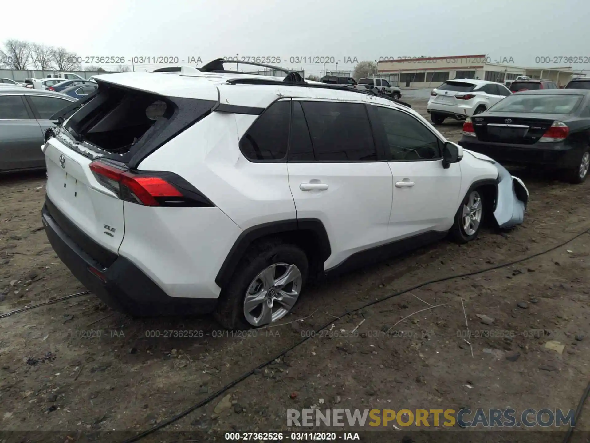 4 Photograph of a damaged car JTMP1RFV1KJ021410 TOYOTA RAV4 2019