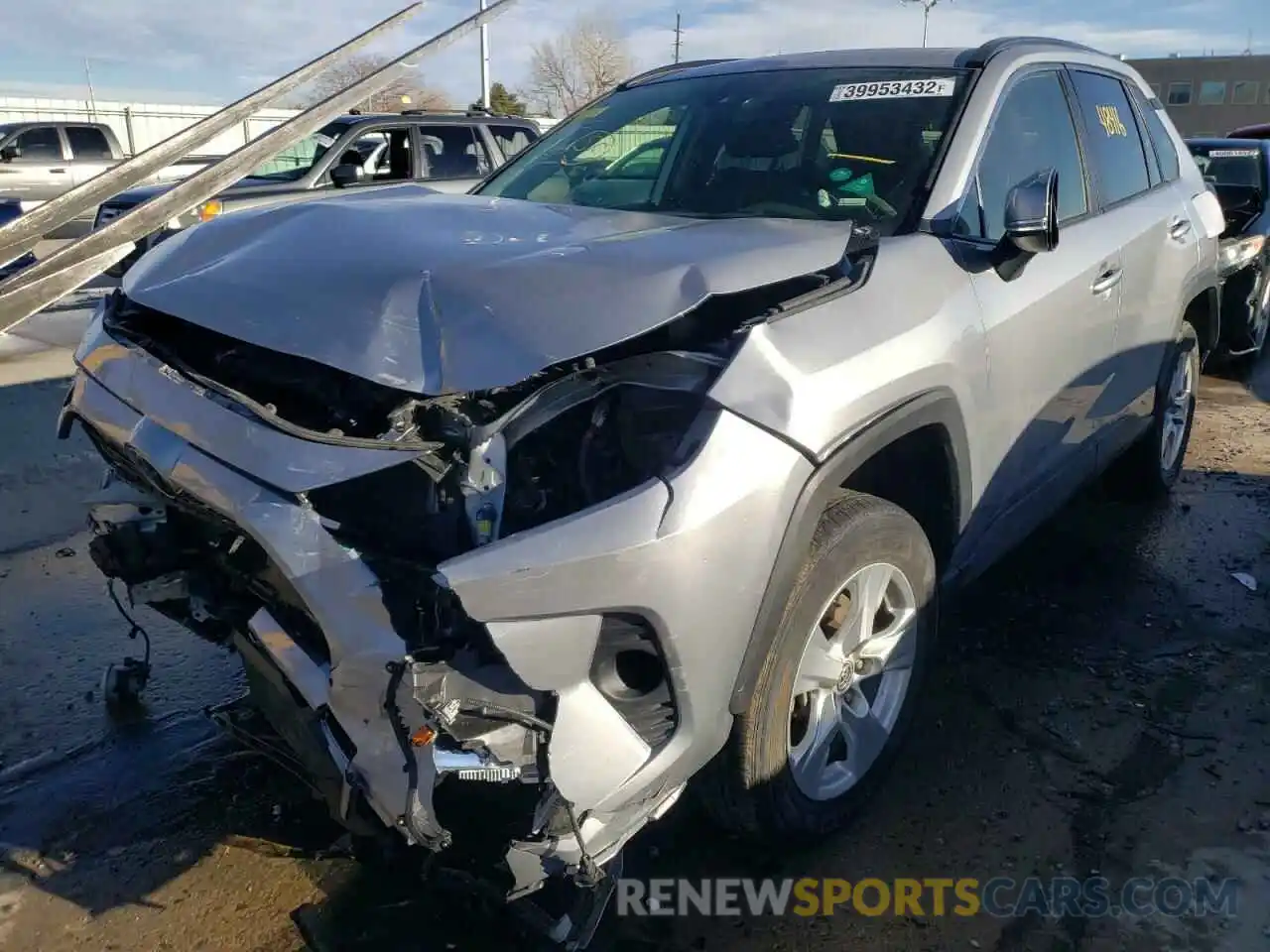 2 Photograph of a damaged car JTMP1RFV2KD004646 TOYOTA RAV4 2019