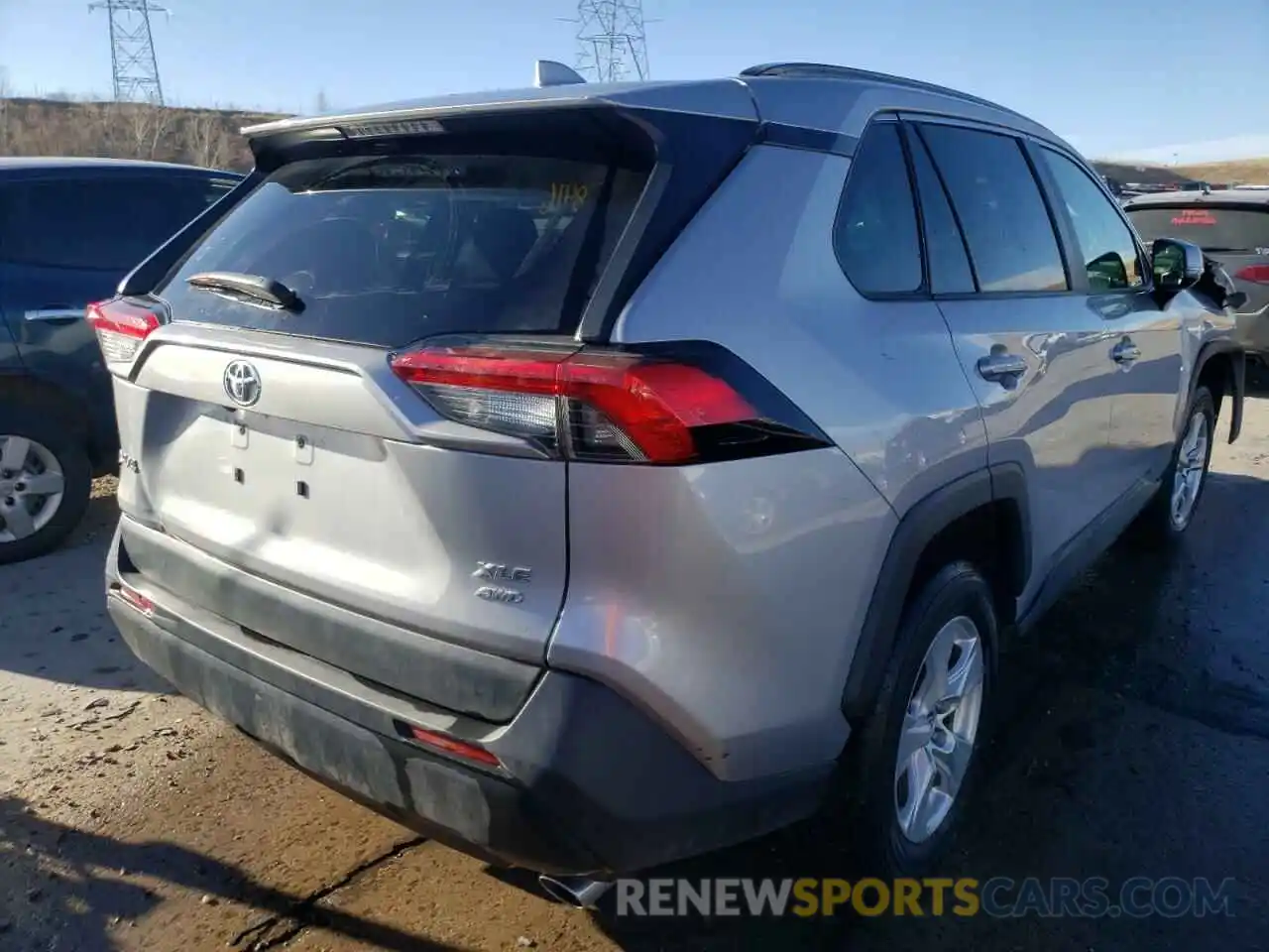 4 Photograph of a damaged car JTMP1RFV2KD004646 TOYOTA RAV4 2019