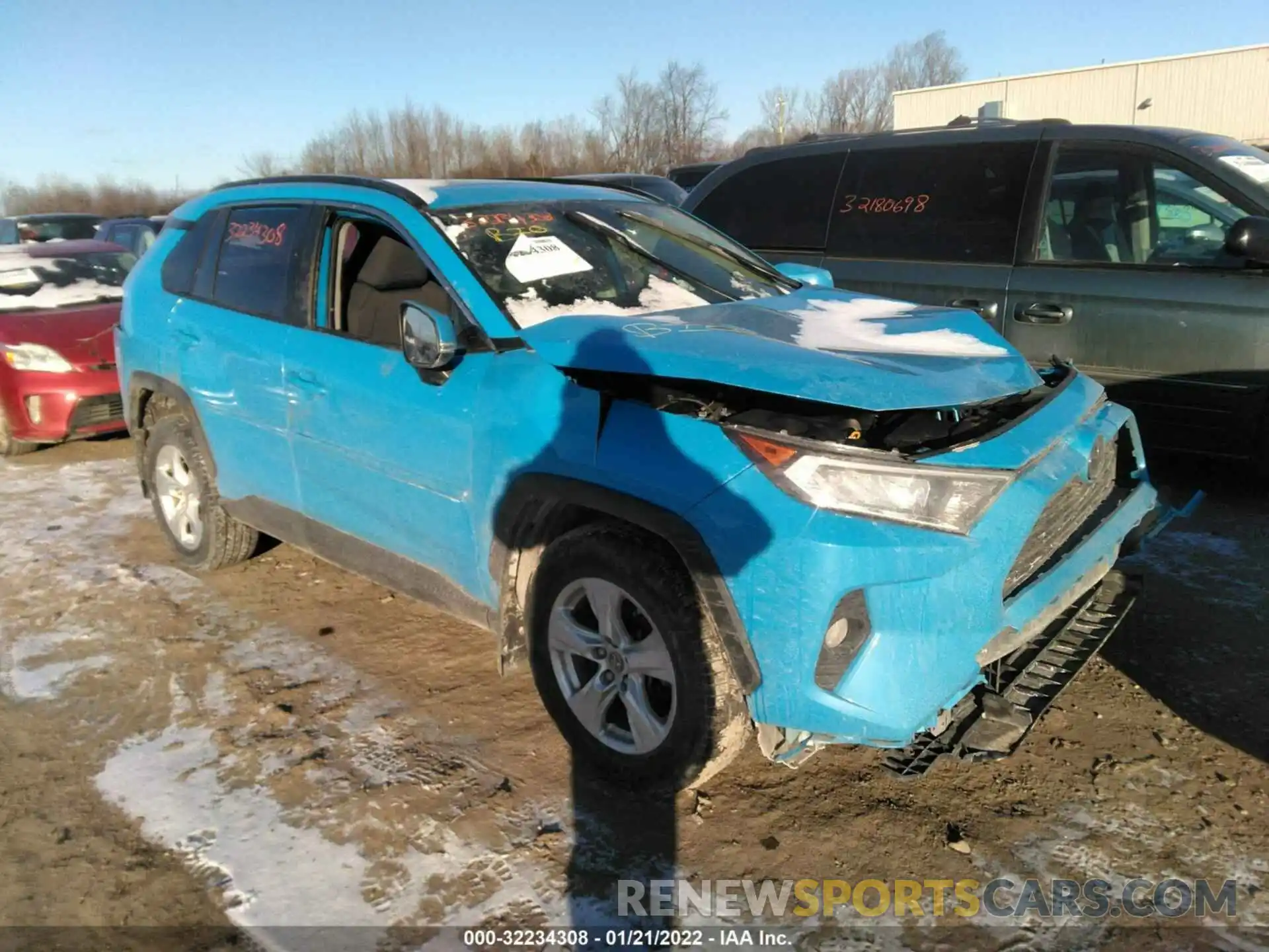 1 Photograph of a damaged car JTMP1RFV2KD010074 TOYOTA RAV4 2019