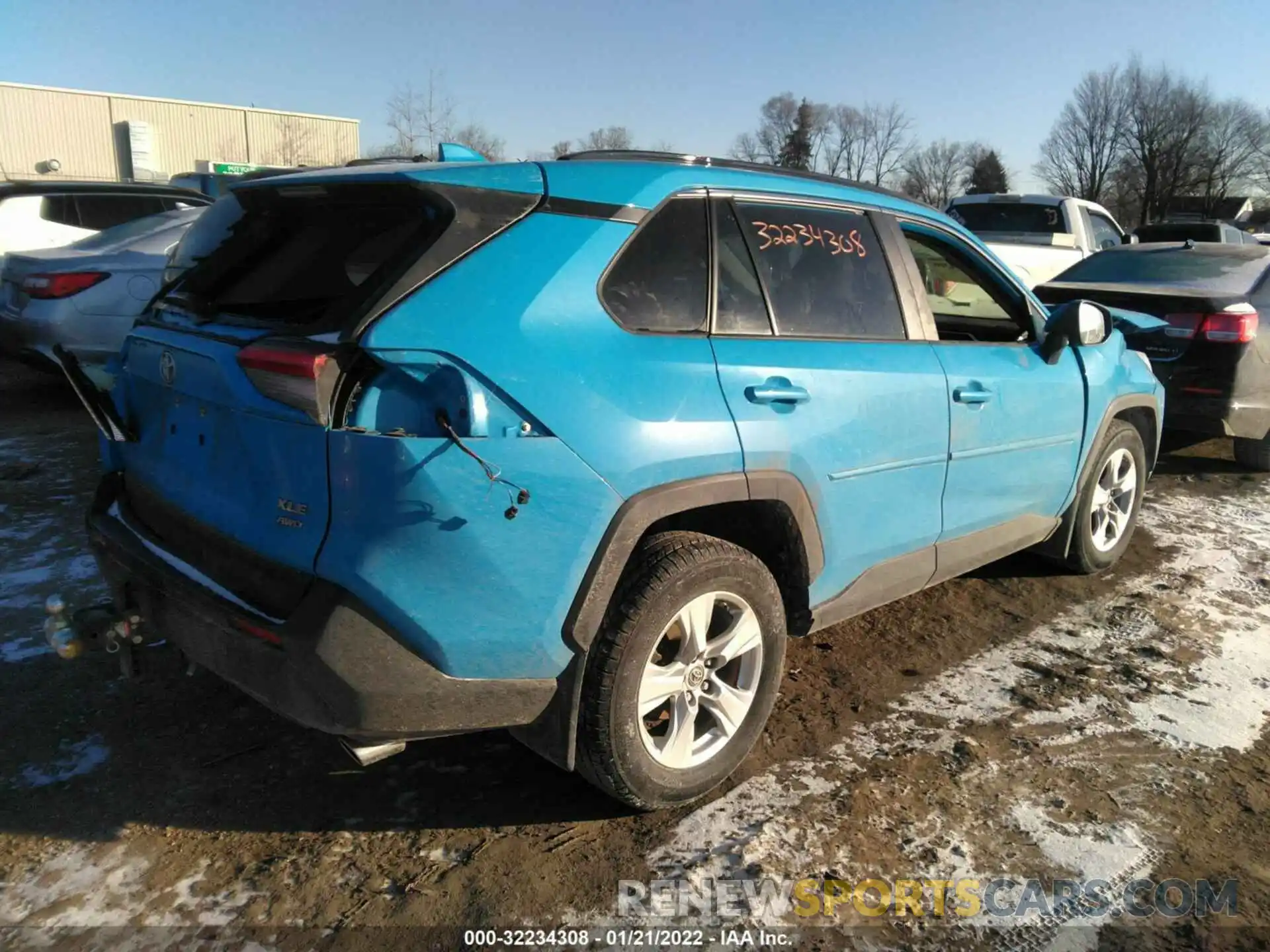 4 Photograph of a damaged car JTMP1RFV2KD010074 TOYOTA RAV4 2019