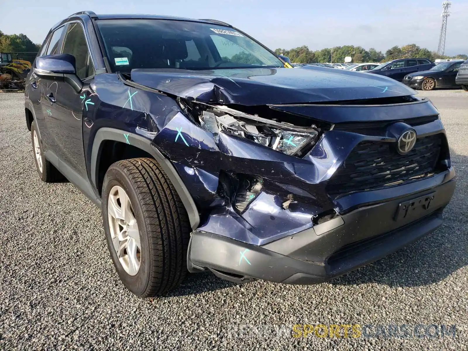 1 Photograph of a damaged car JTMP1RFV2KD013413 TOYOTA RAV4 2019