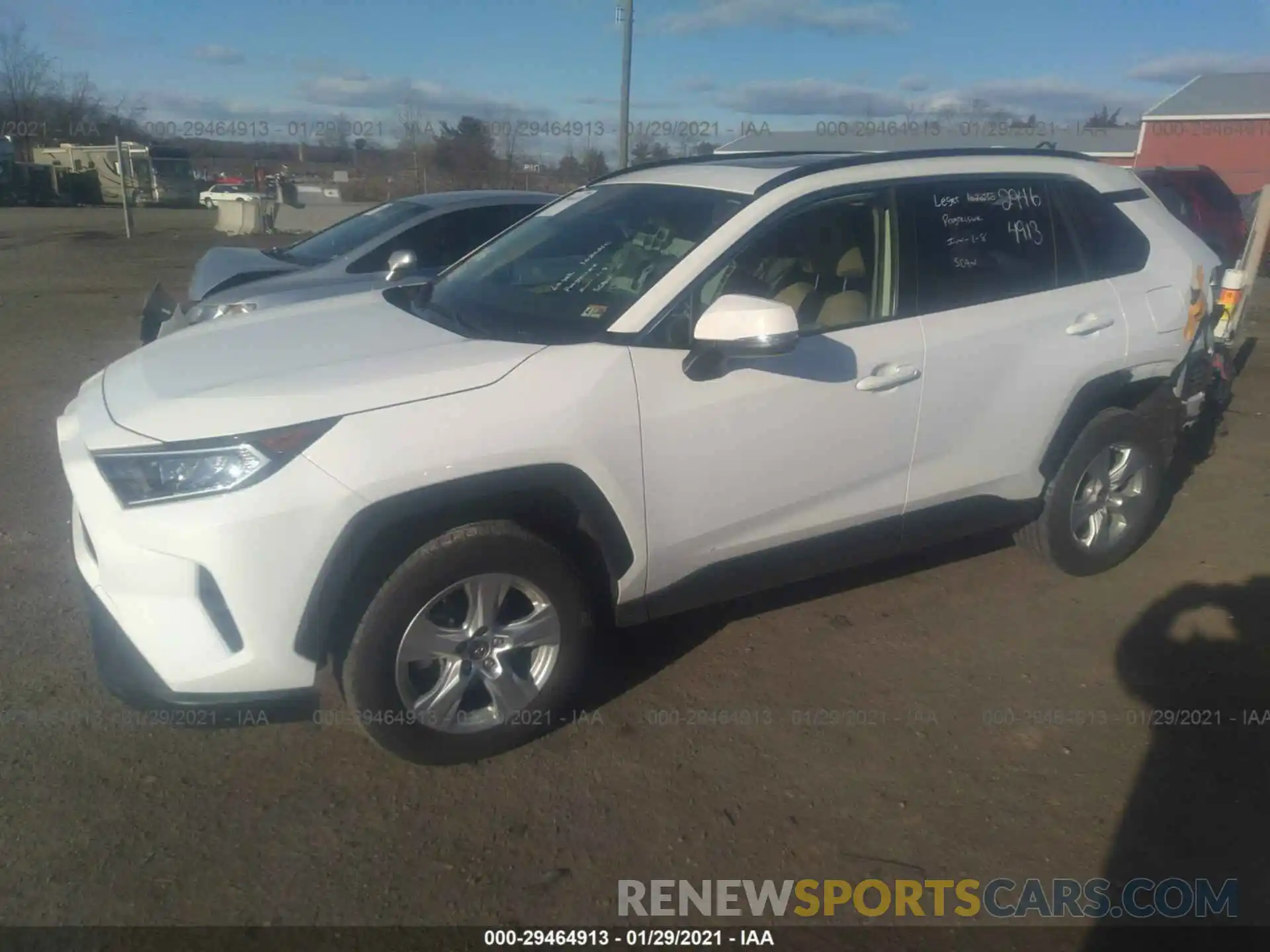 2 Photograph of a damaged car JTMP1RFV2KD016585 TOYOTA RAV4 2019