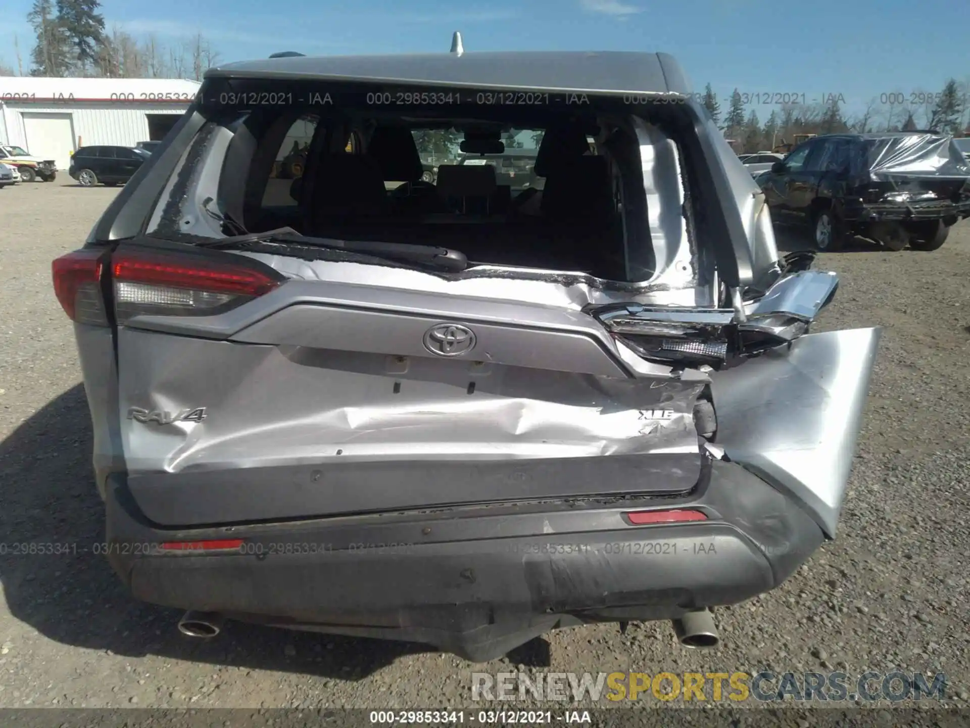 6 Photograph of a damaged car JTMP1RFV2KD030521 TOYOTA RAV4 2019