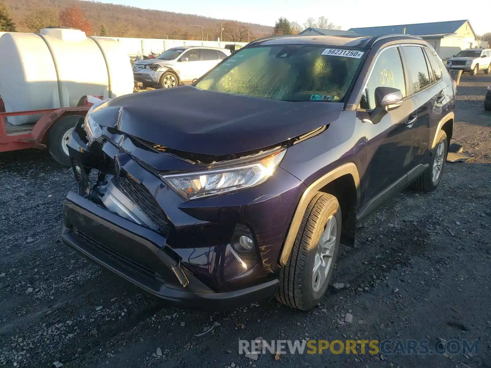 2 Photograph of a damaged car JTMP1RFV2KD039672 TOYOTA RAV4 2019