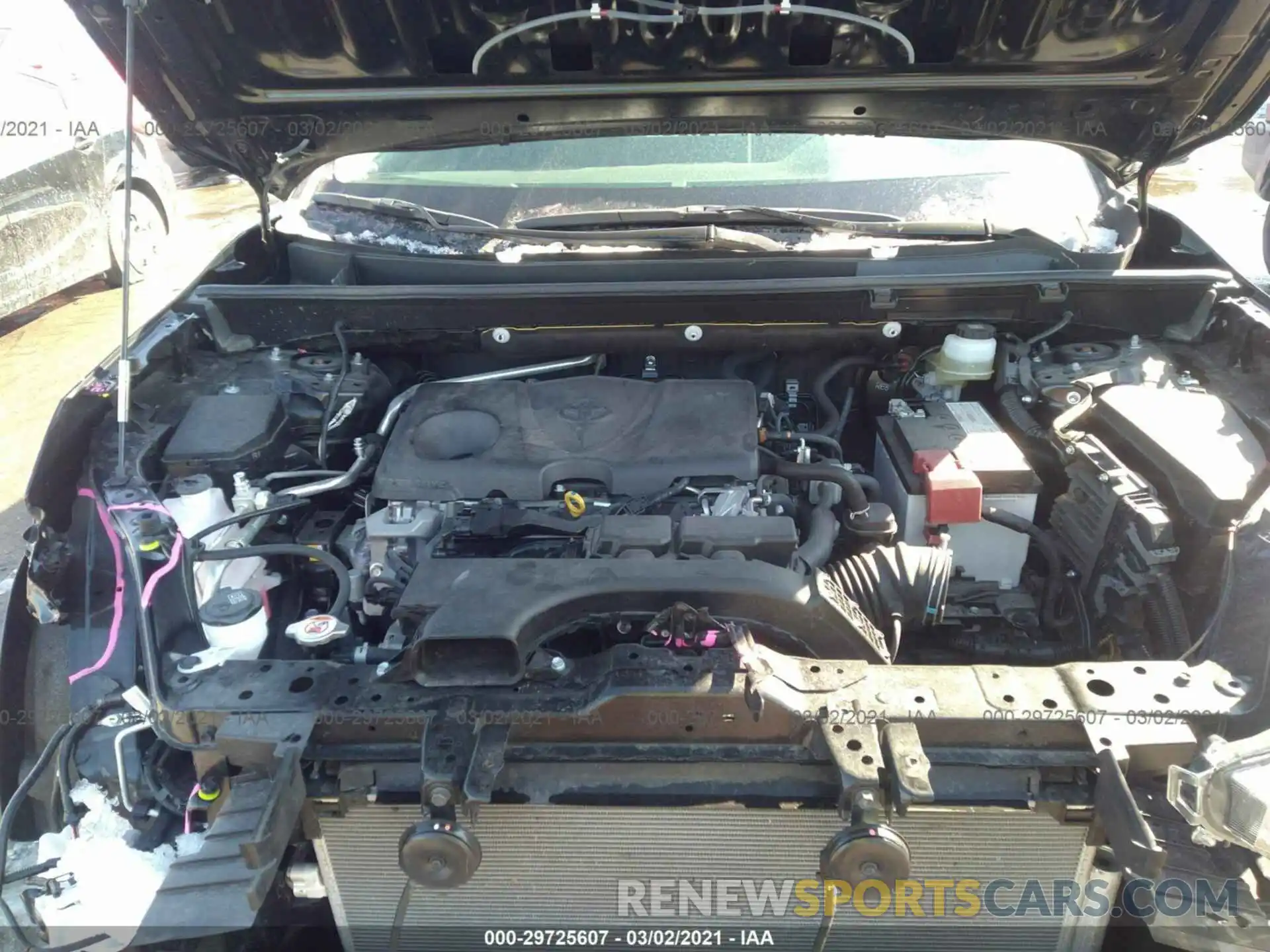 10 Photograph of a damaged car JTMP1RFV2KD043611 TOYOTA RAV4 2019