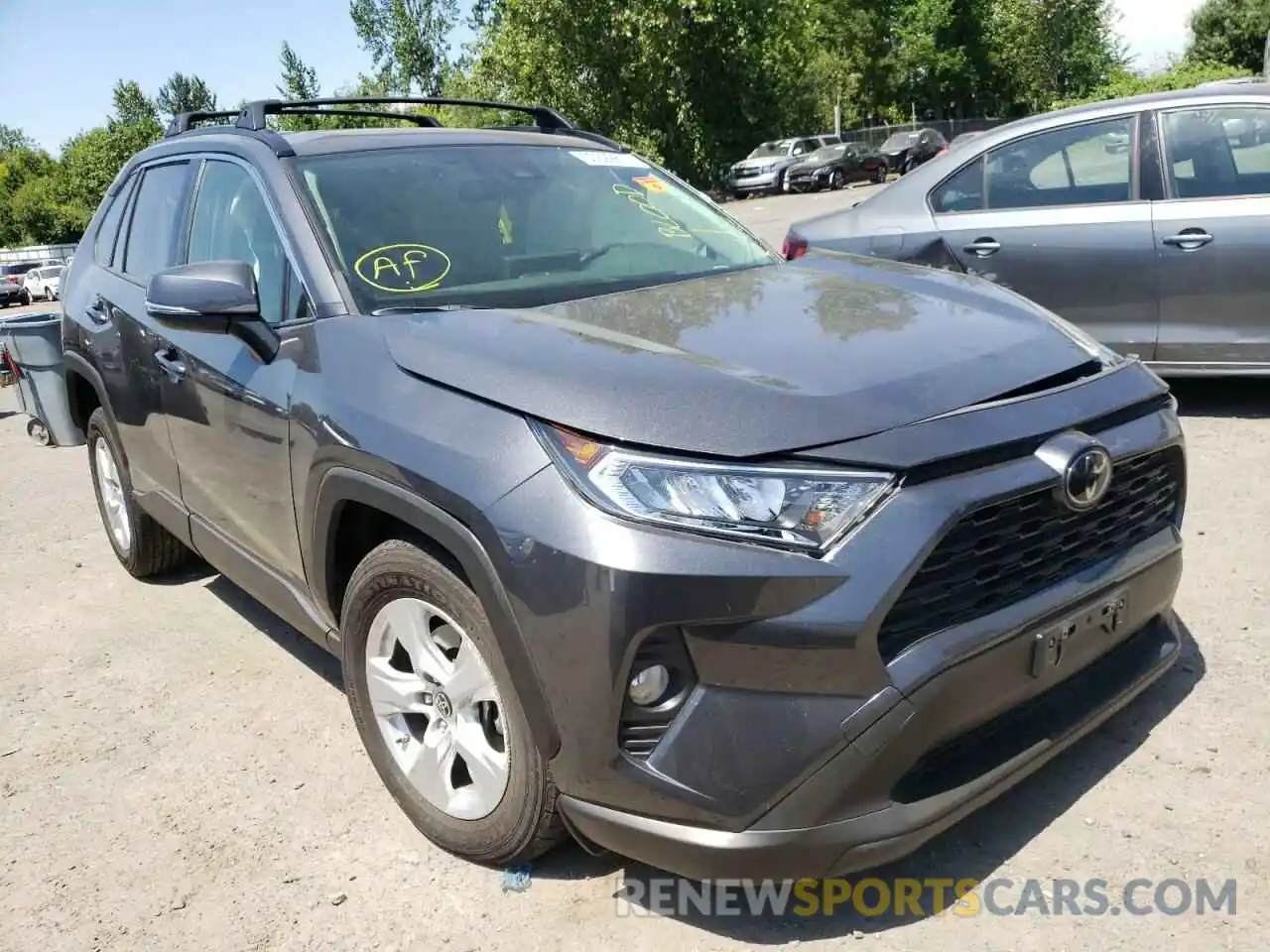 1 Photograph of a damaged car JTMP1RFV2KD045102 TOYOTA RAV4 2019