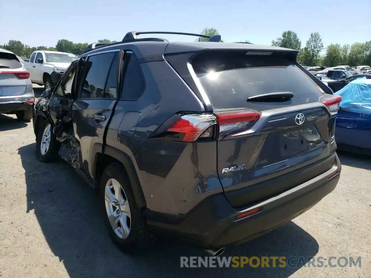 3 Photograph of a damaged car JTMP1RFV2KD045102 TOYOTA RAV4 2019