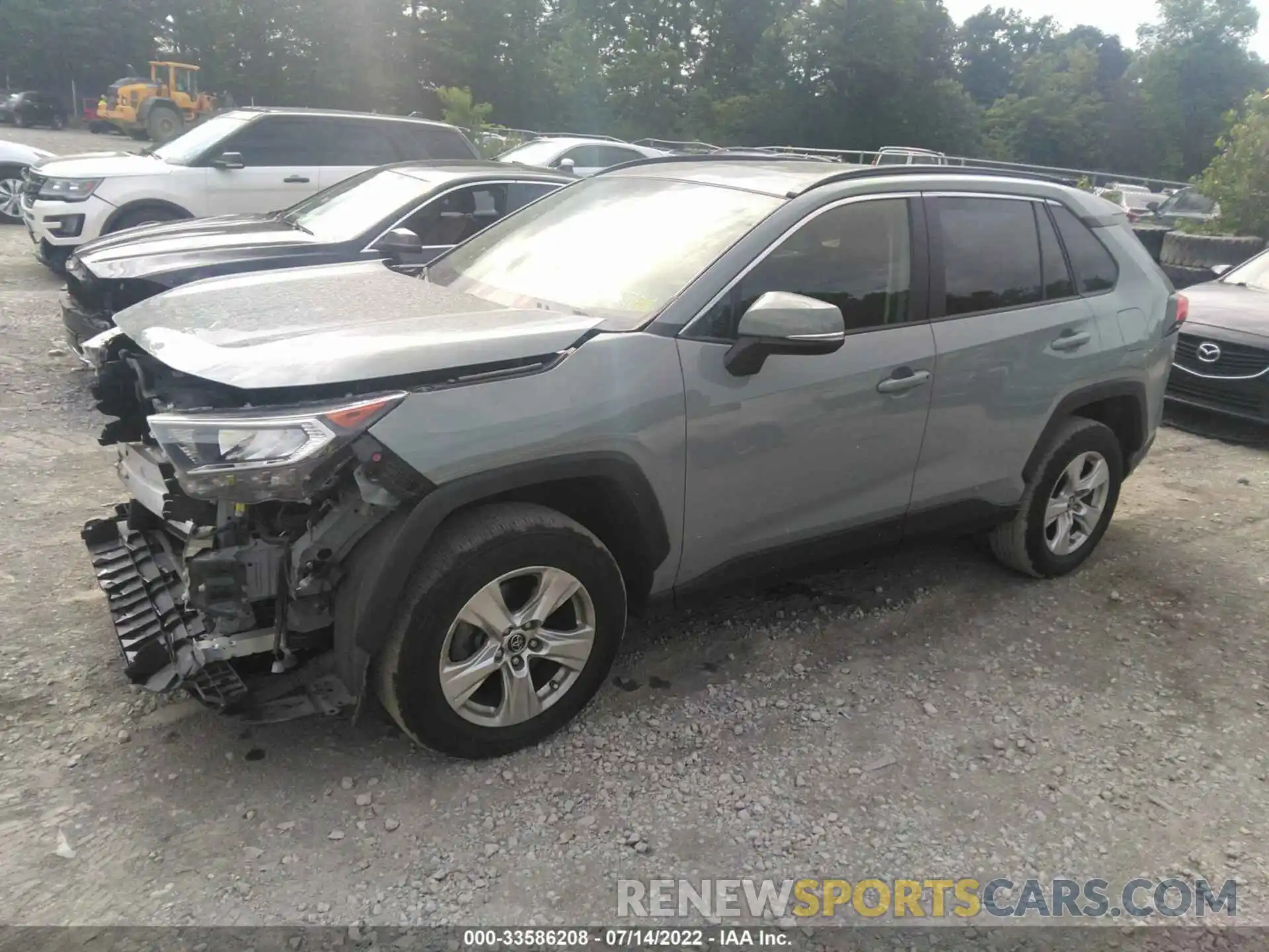 2 Photograph of a damaged car JTMP1RFV2KD501499 TOYOTA RAV4 2019