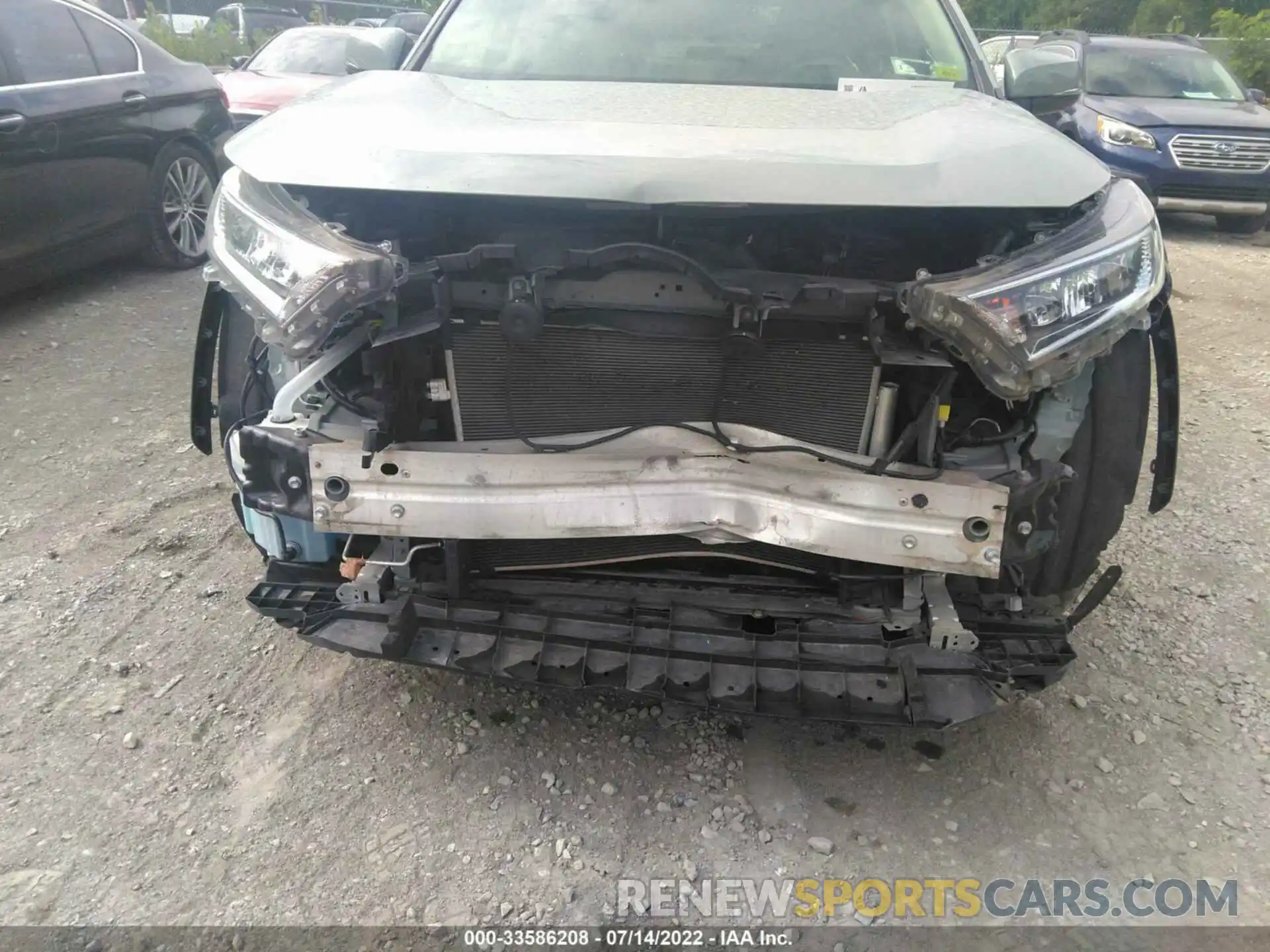 6 Photograph of a damaged car JTMP1RFV2KD501499 TOYOTA RAV4 2019