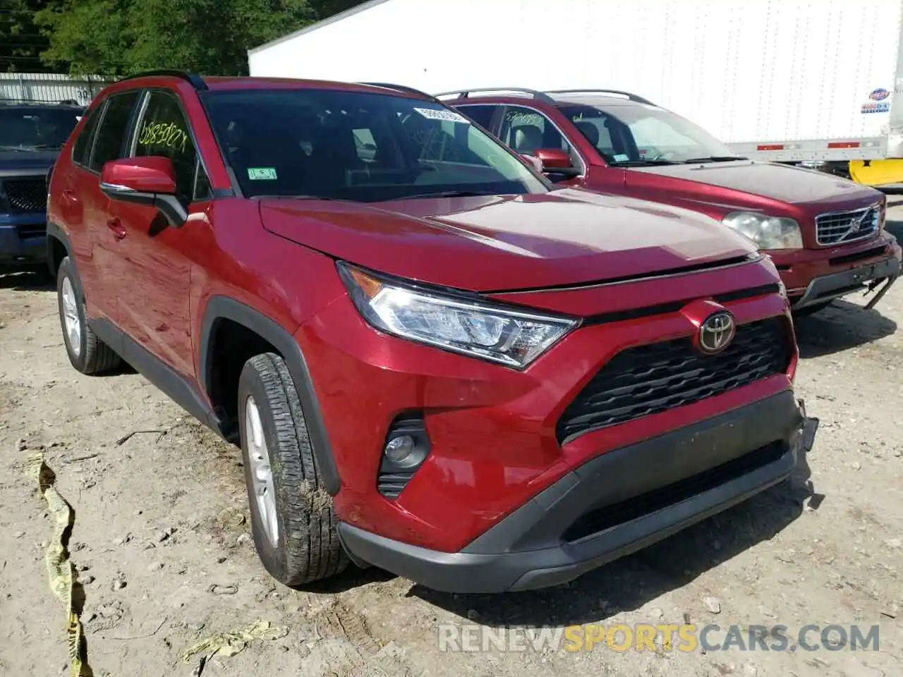 1 Photograph of a damaged car JTMP1RFV2KD501924 TOYOTA RAV4 2019