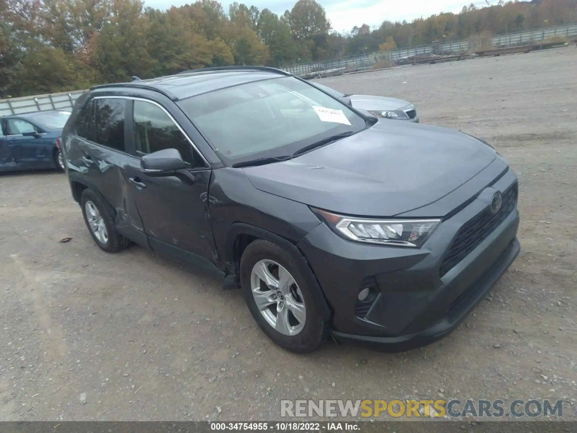 1 Photograph of a damaged car JTMP1RFV2KD502300 TOYOTA RAV4 2019