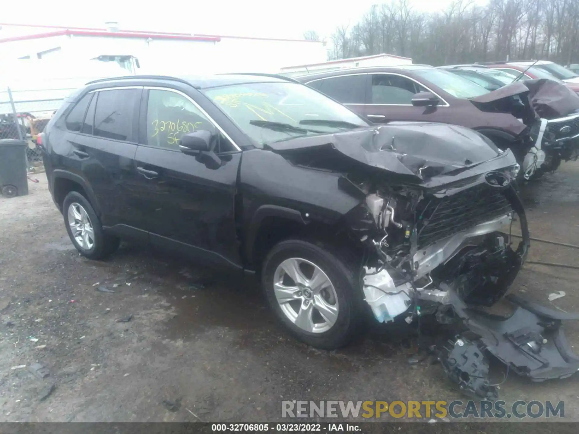 1 Photograph of a damaged car JTMP1RFV2KD506802 TOYOTA RAV4 2019