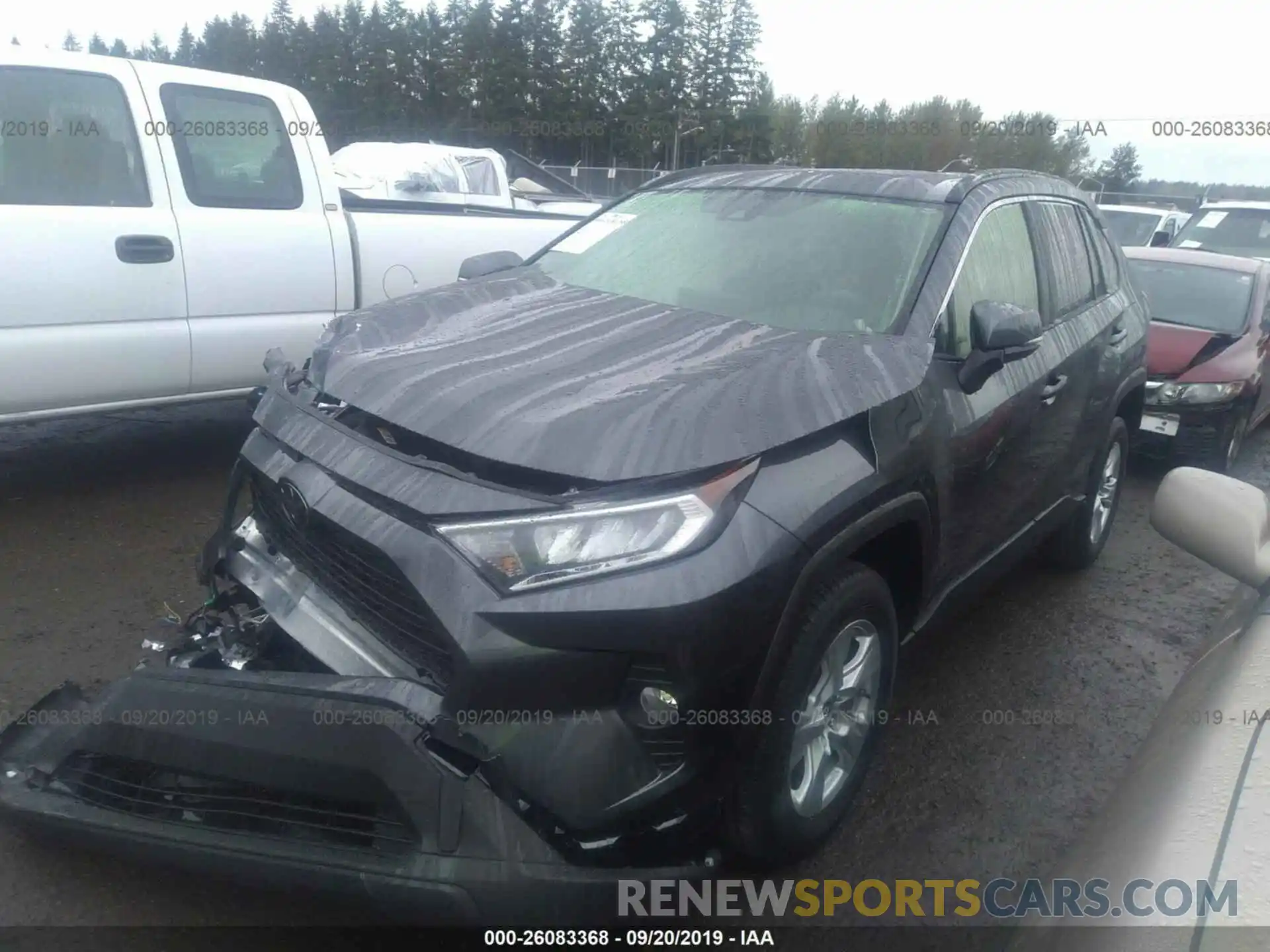 2 Photograph of a damaged car JTMP1RFV2KD508890 TOYOTA RAV4 2019