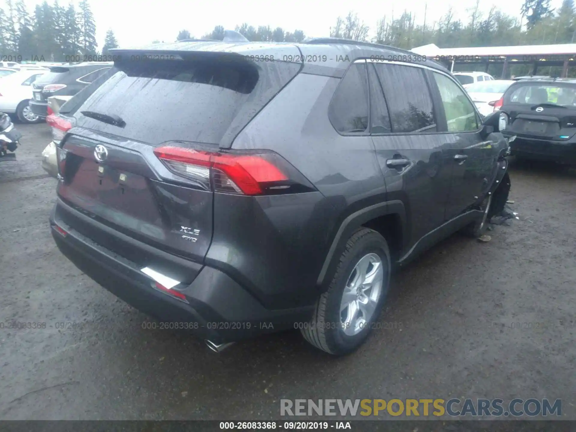 4 Фотография поврежденного автомобиля JTMP1RFV2KD508890 TOYOTA RAV4 2019