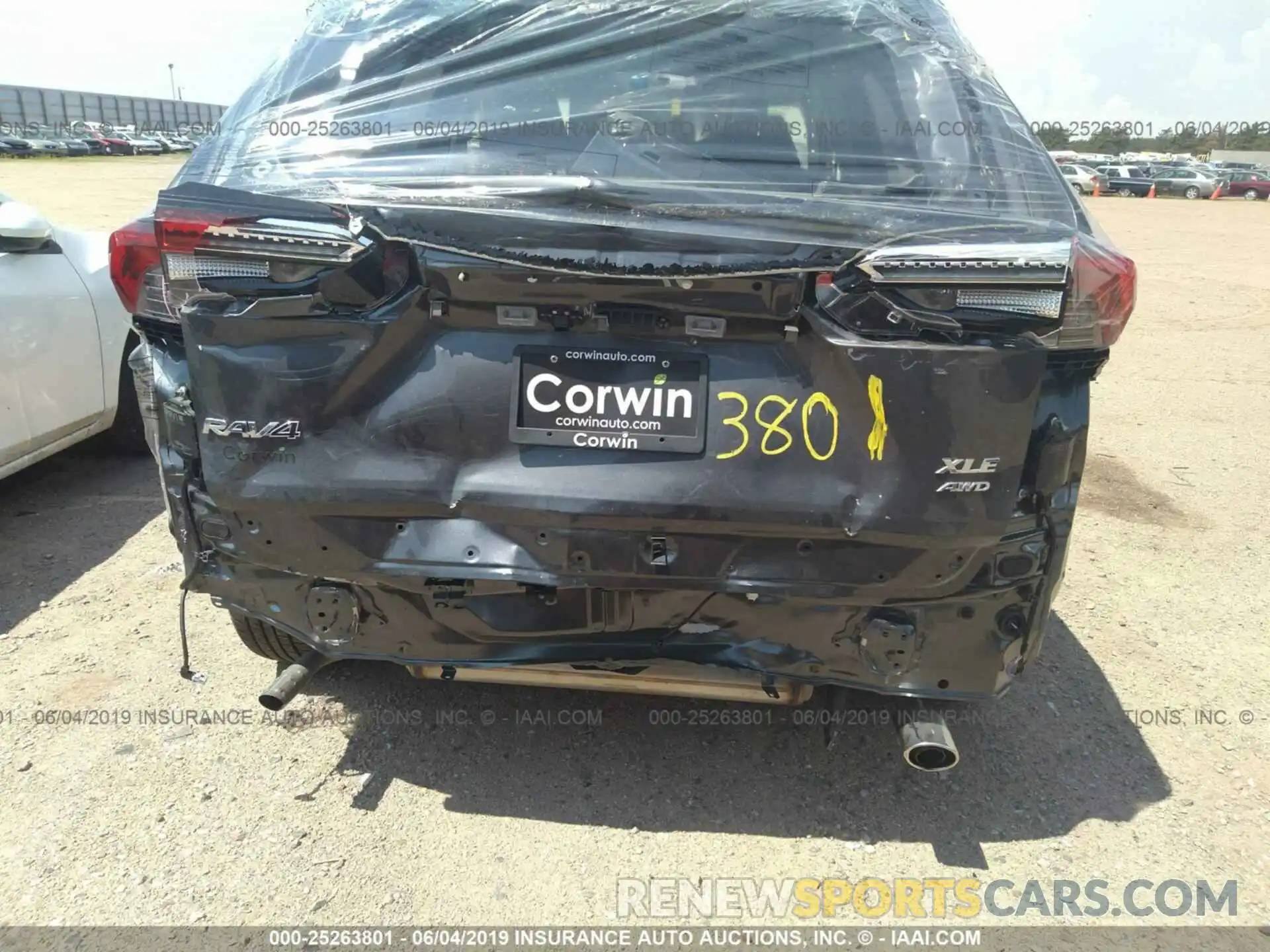 6 Photograph of a damaged car JTMP1RFV2KD508940 TOYOTA RAV4 2019