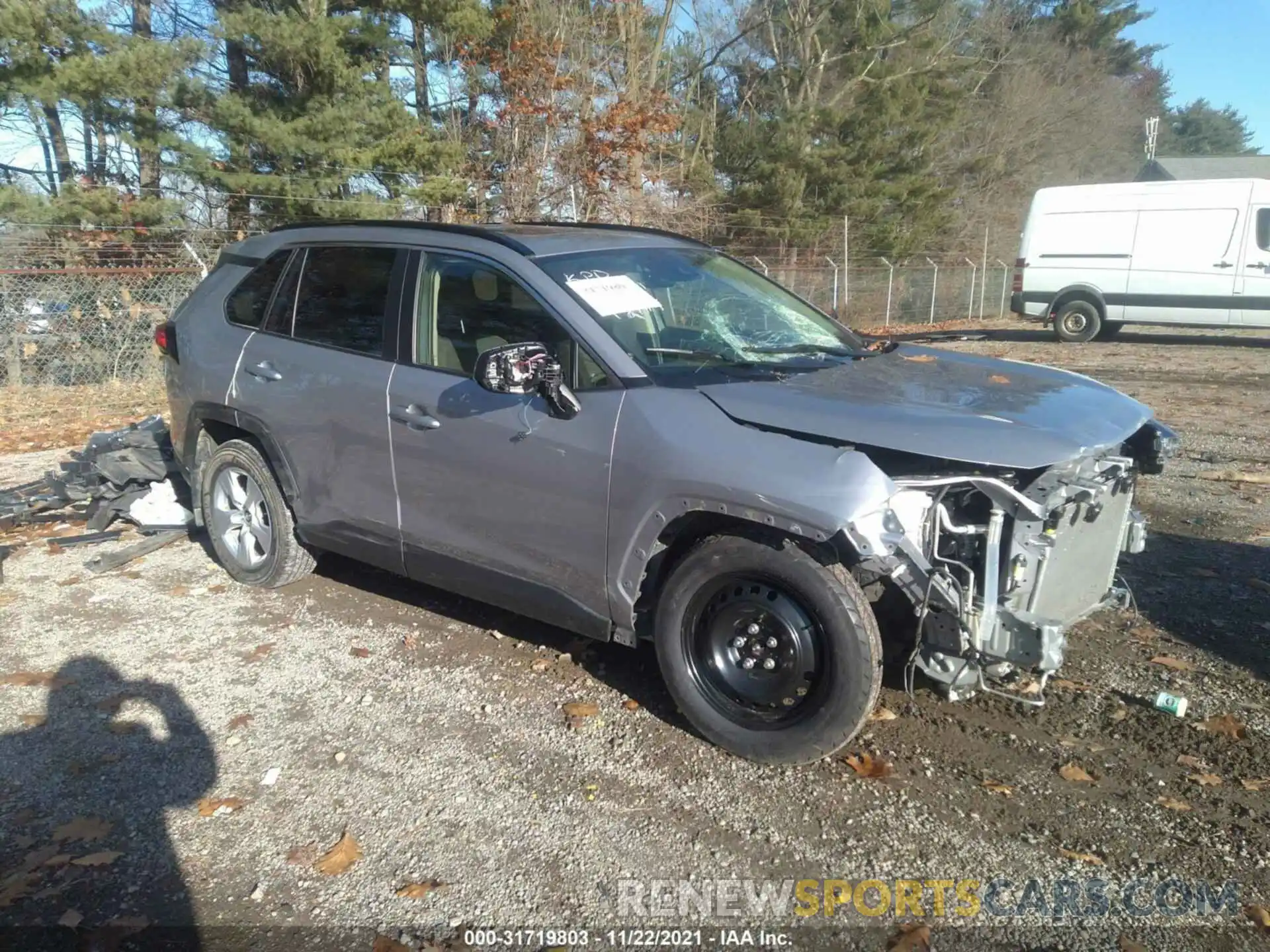 1 Photograph of a damaged car JTMP1RFV2KD512356 TOYOTA RAV4 2019