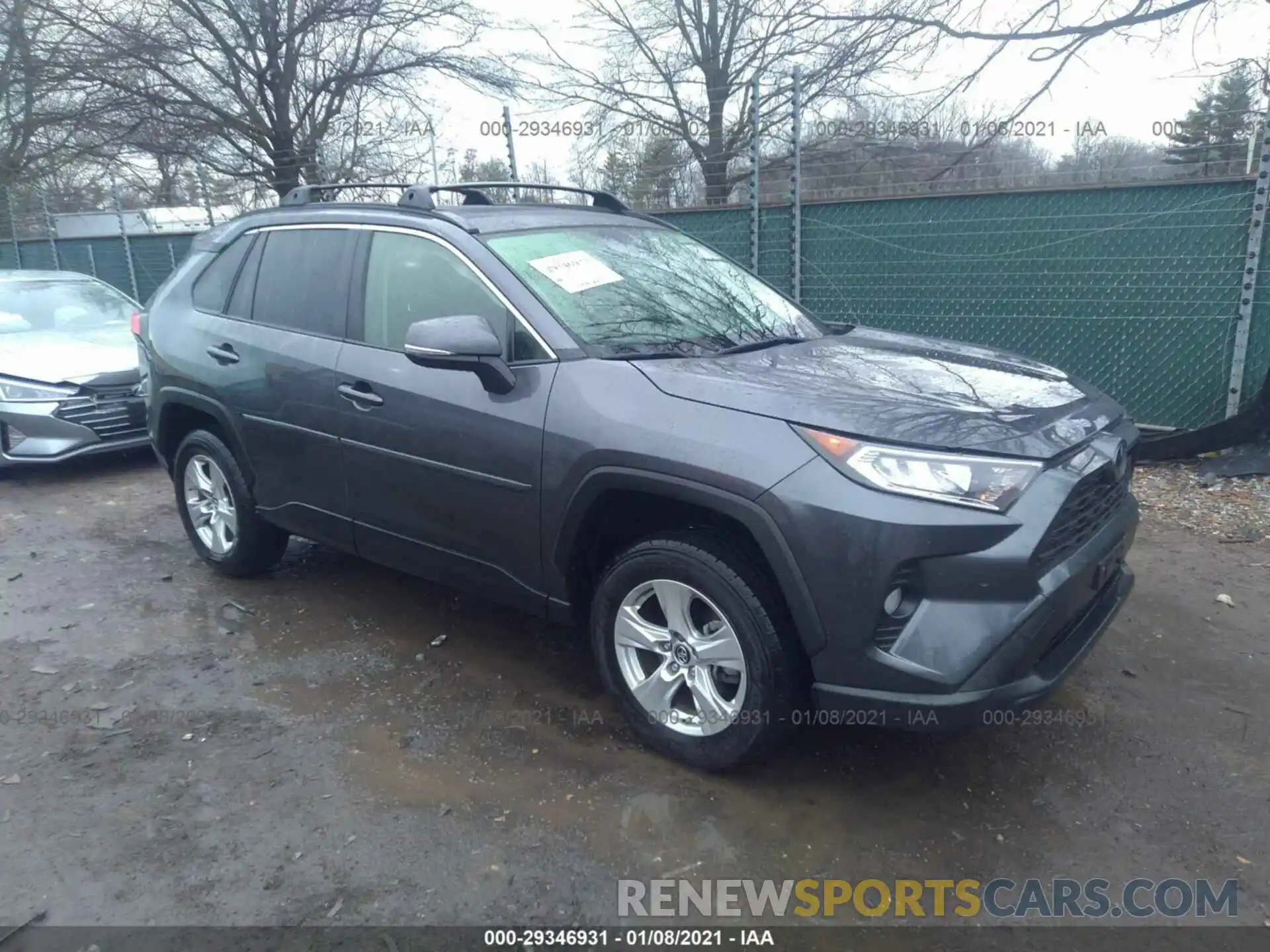 1 Photograph of a damaged car JTMP1RFV2KD517041 TOYOTA RAV4 2019