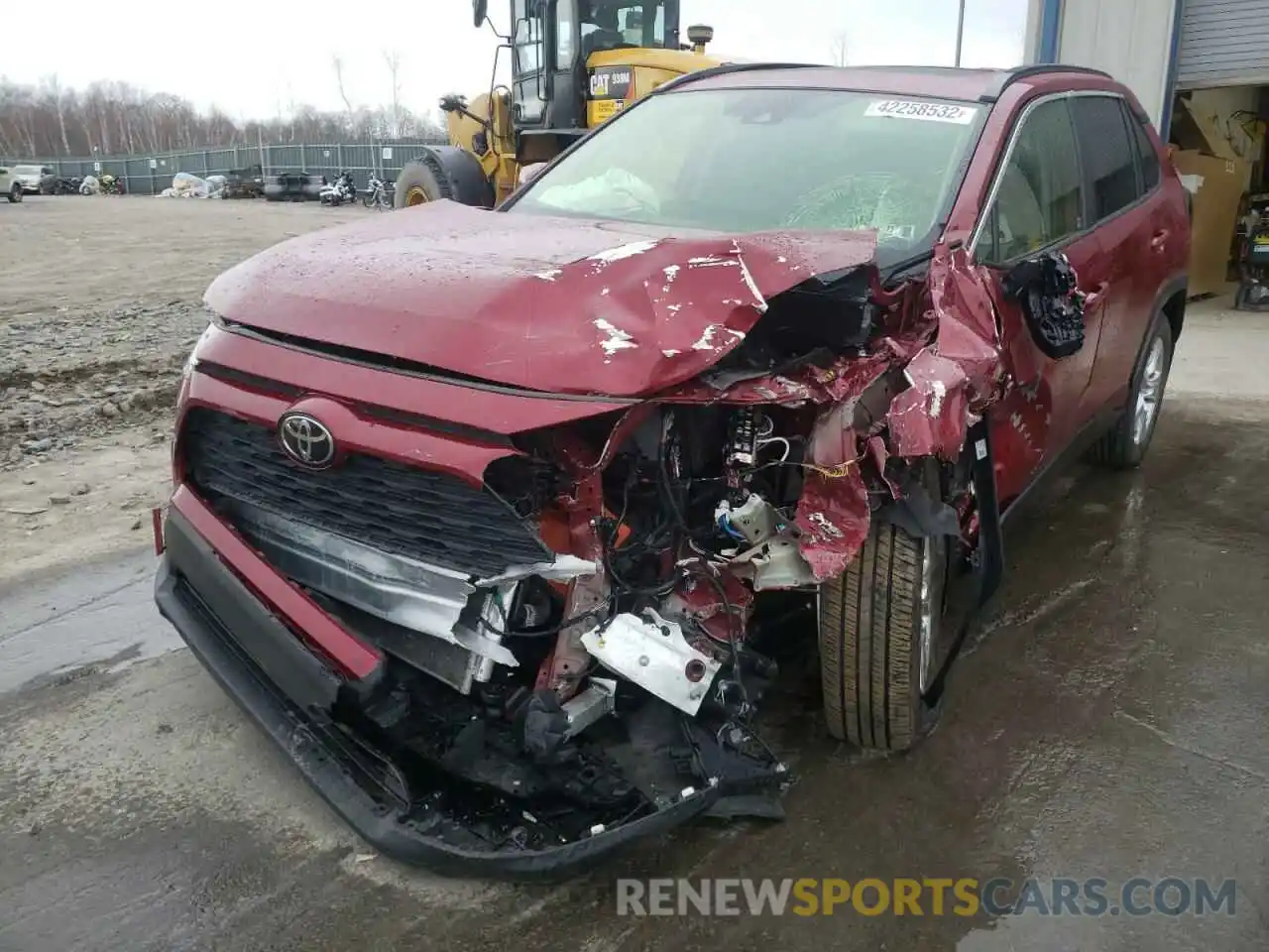 2 Photograph of a damaged car JTMP1RFV2KD523342 TOYOTA RAV4 2019