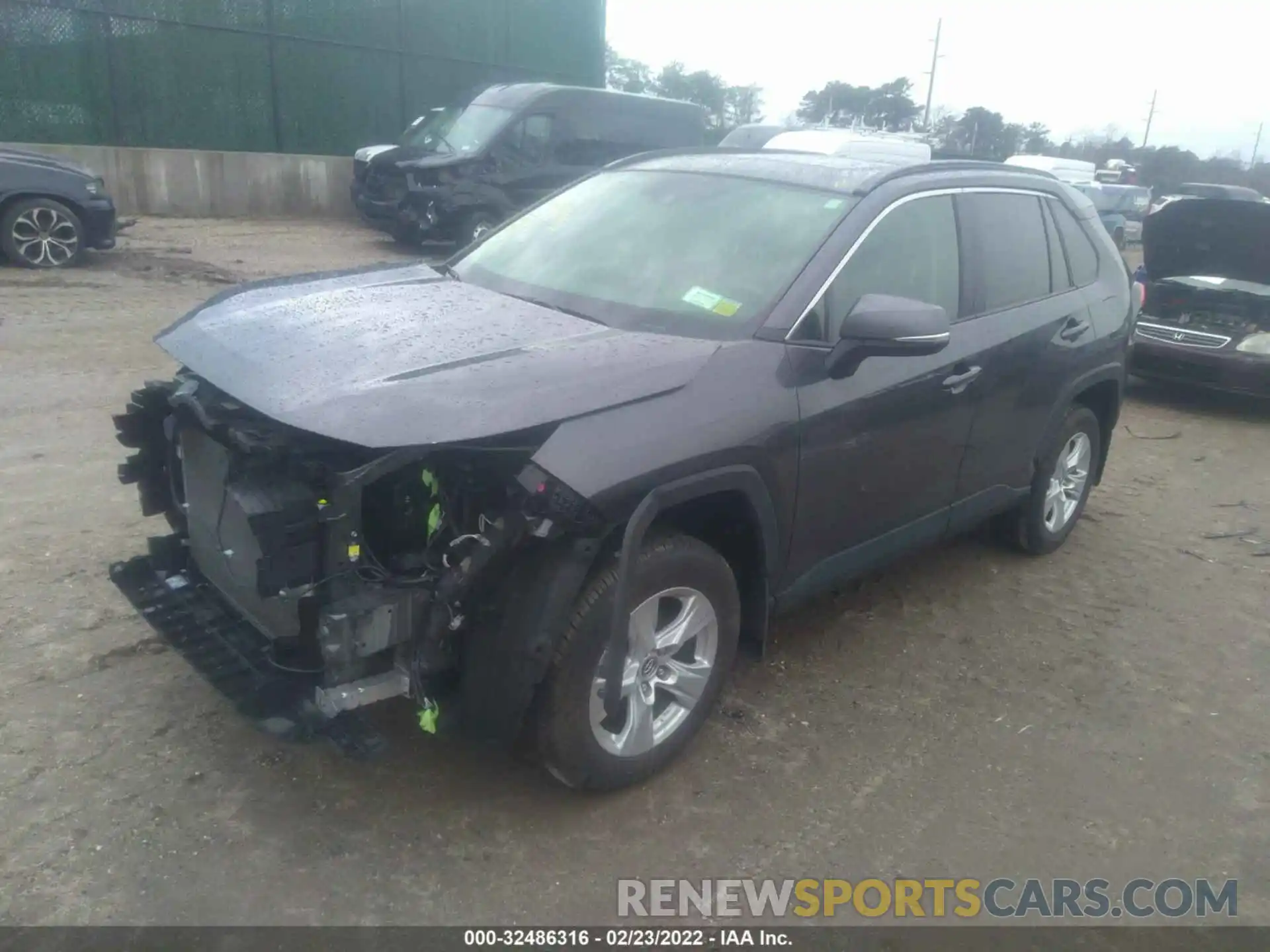 2 Photograph of a damaged car JTMP1RFV2KJ001831 TOYOTA RAV4 2019