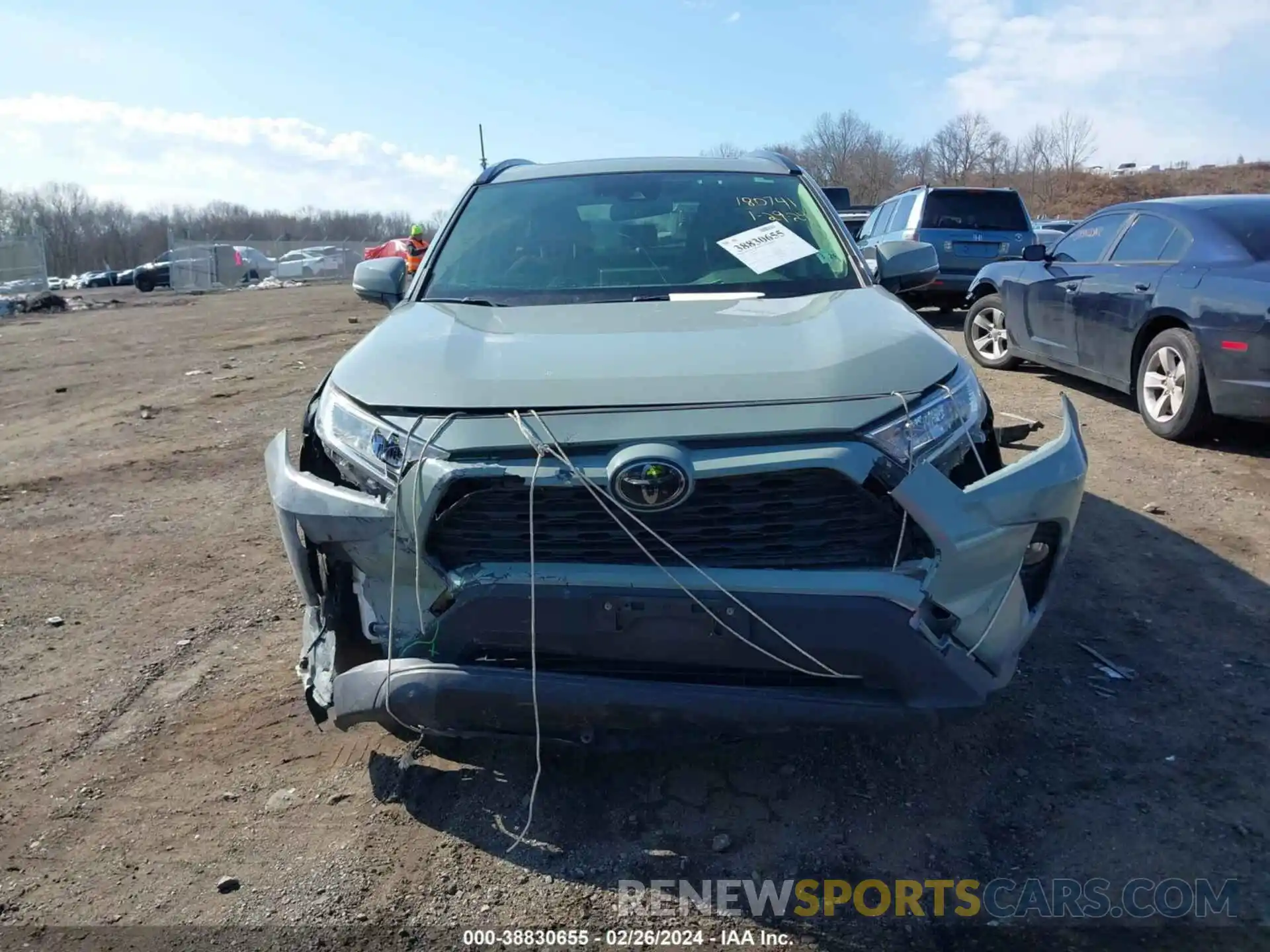 12 Photograph of a damaged car JTMP1RFV2KJ006849 TOYOTA RAV4 2019