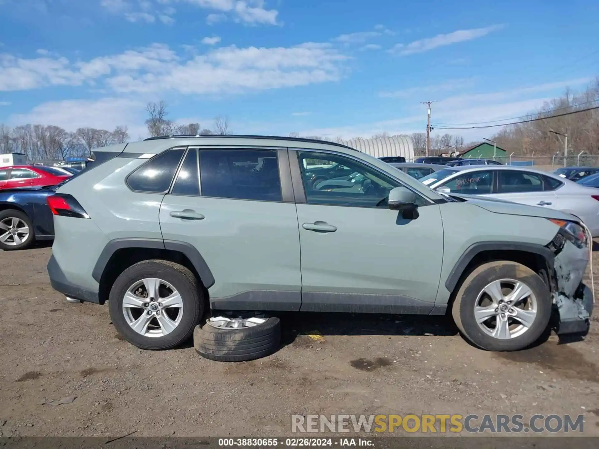 13 Photograph of a damaged car JTMP1RFV2KJ006849 TOYOTA RAV4 2019