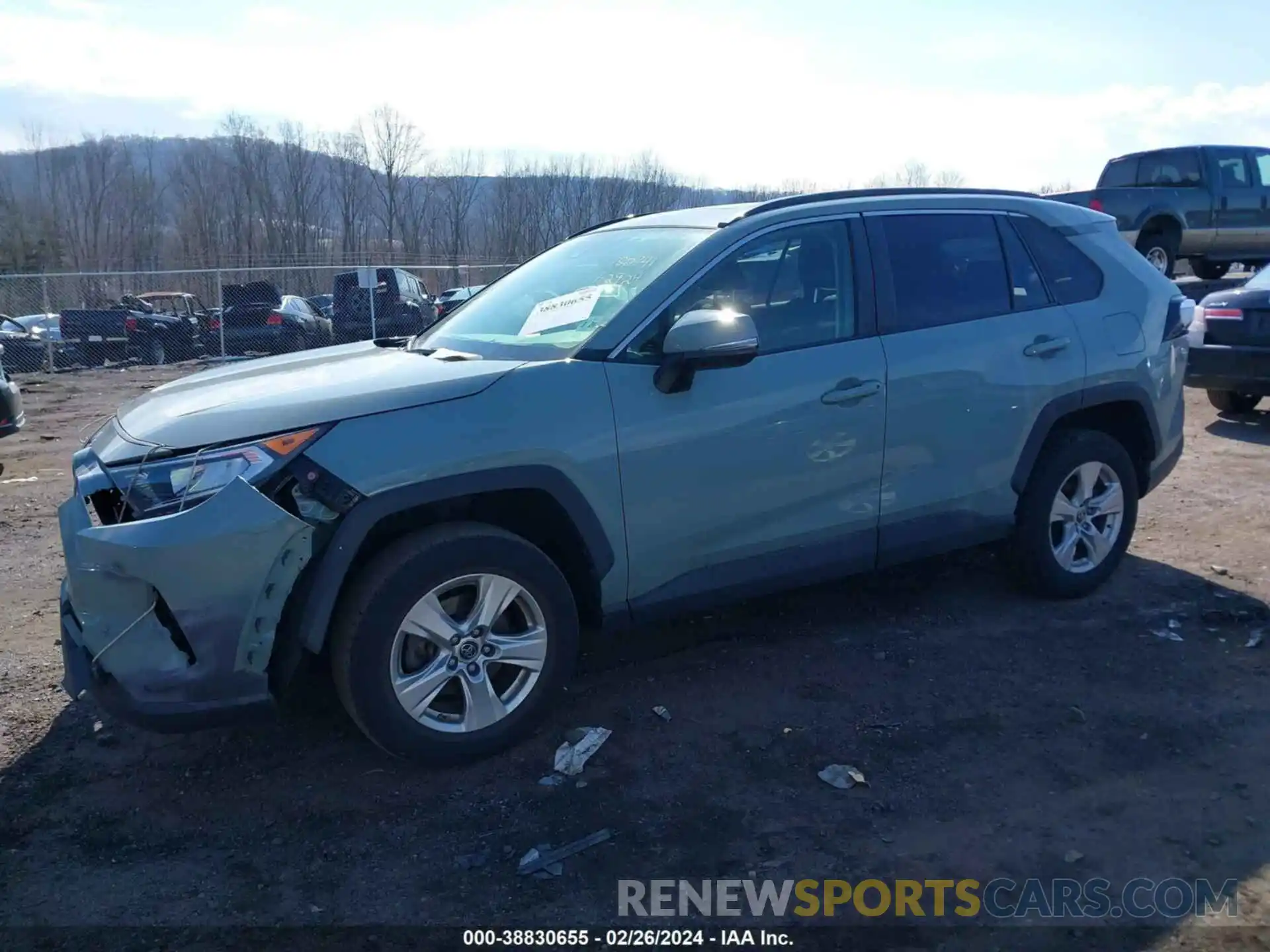 14 Photograph of a damaged car JTMP1RFV2KJ006849 TOYOTA RAV4 2019