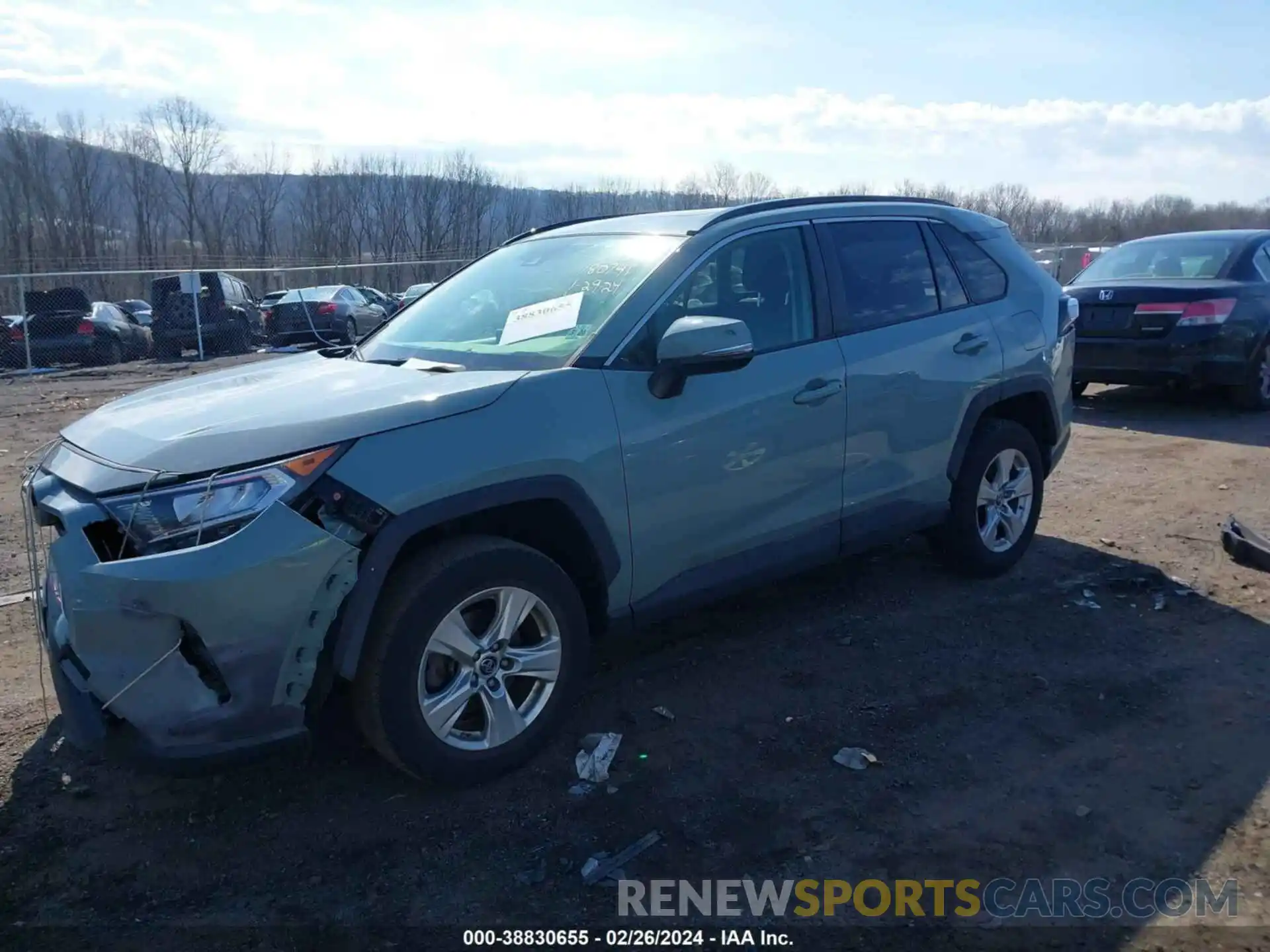 2 Photograph of a damaged car JTMP1RFV2KJ006849 TOYOTA RAV4 2019