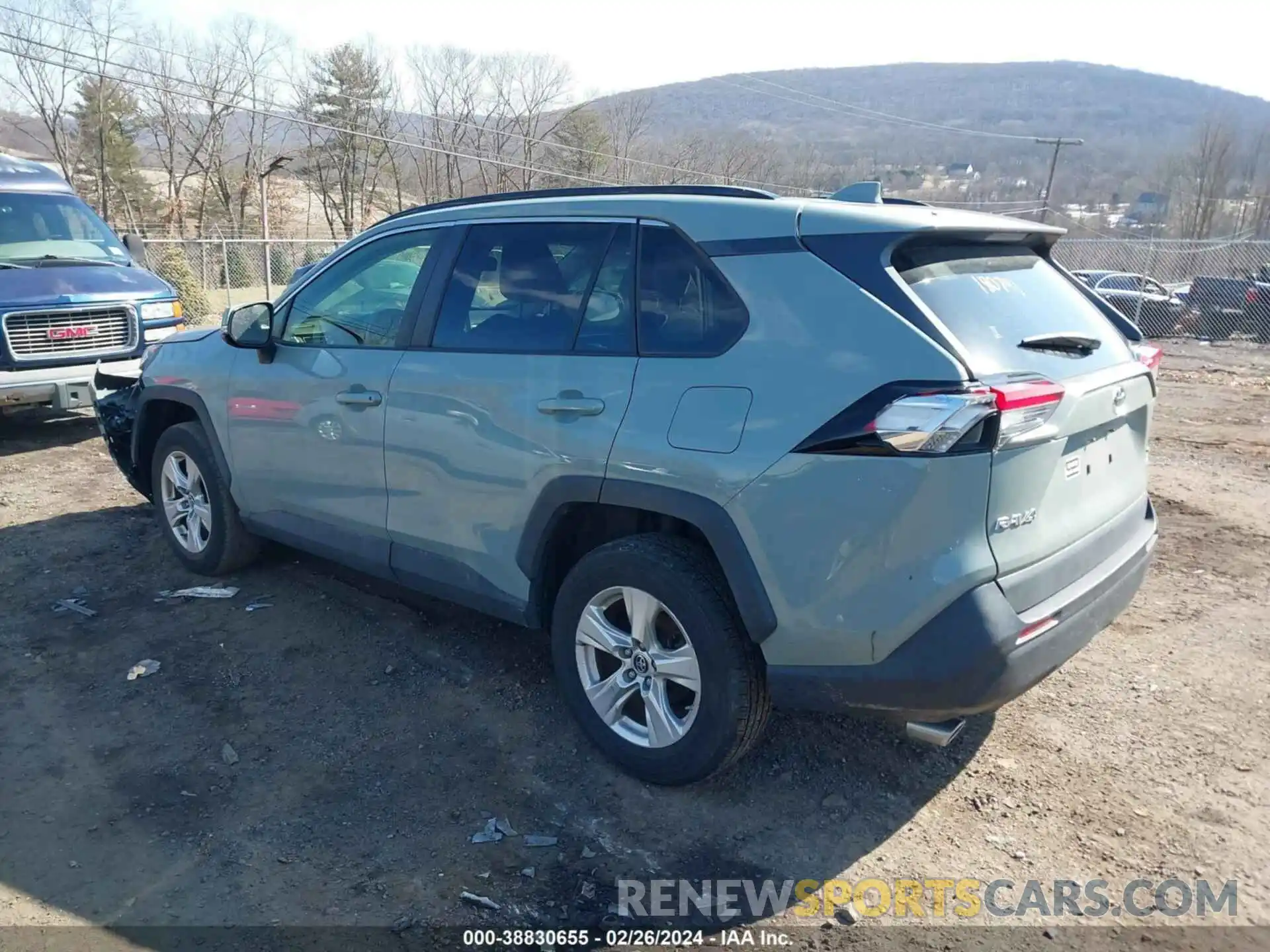 3 Photograph of a damaged car JTMP1RFV2KJ006849 TOYOTA RAV4 2019