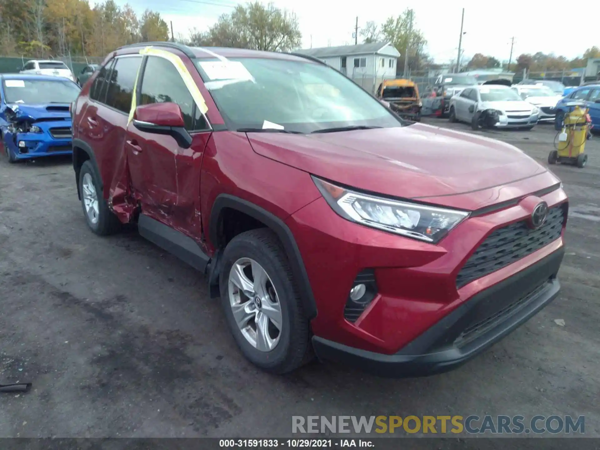 6 Photograph of a damaged car JTMP1RFV2KJ007869 TOYOTA RAV4 2019