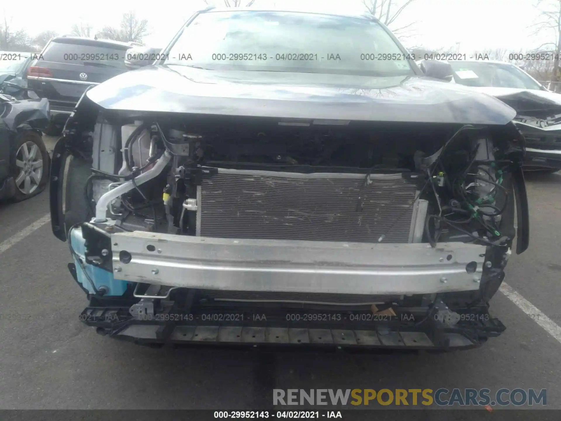 6 Photograph of a damaged car JTMP1RFV2KJ008486 TOYOTA RAV4 2019