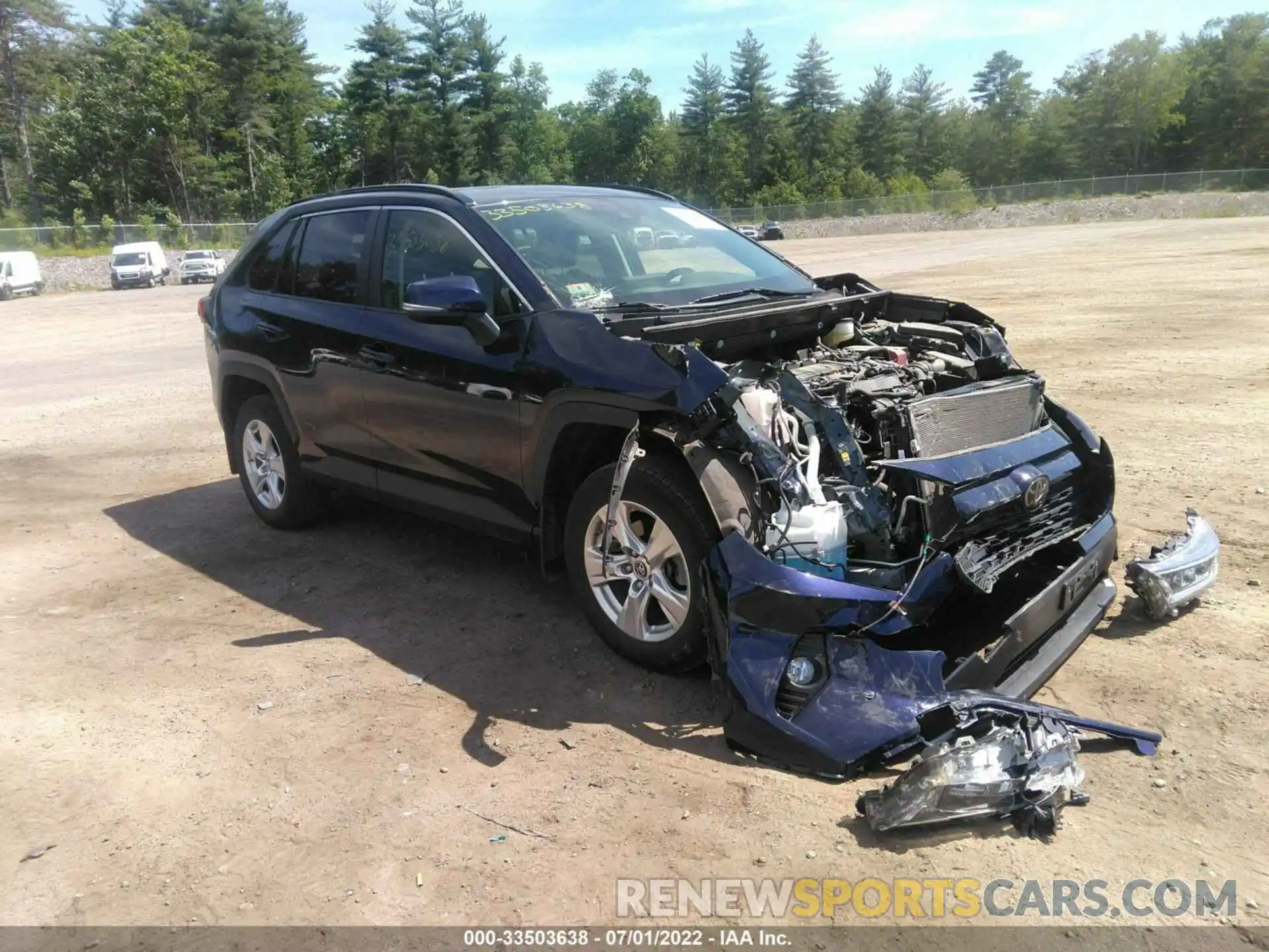 1 Photograph of a damaged car JTMP1RFV2KJ016118 TOYOTA RAV4 2019