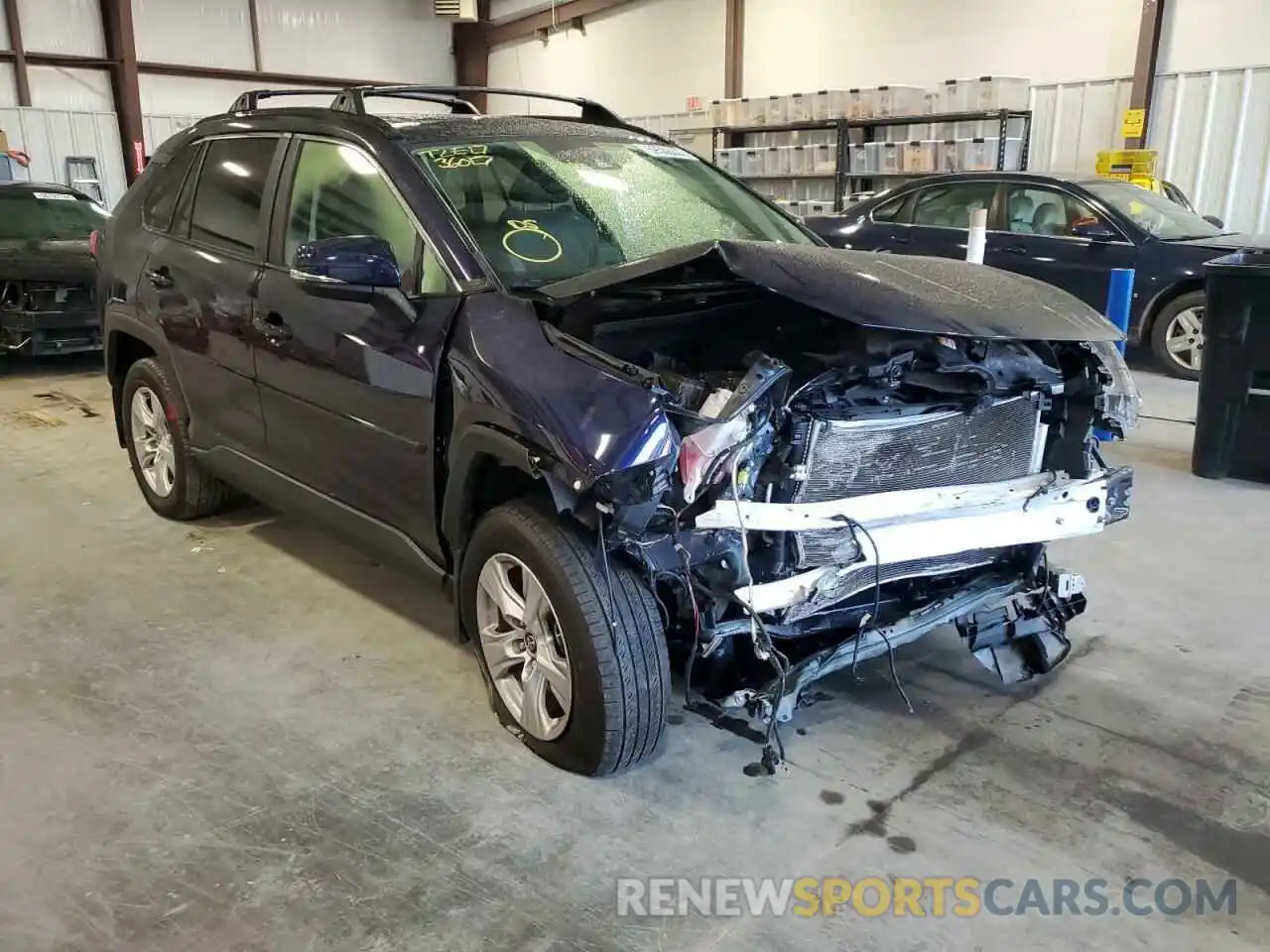 1 Photograph of a damaged car JTMP1RFV2KJ020329 TOYOTA RAV4 2019