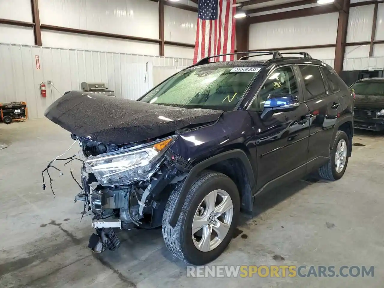 2 Photograph of a damaged car JTMP1RFV2KJ020329 TOYOTA RAV4 2019