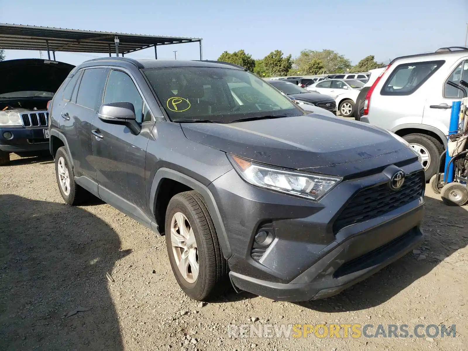 1 Photograph of a damaged car JTMP1RFV3KD003151 TOYOTA RAV4 2019