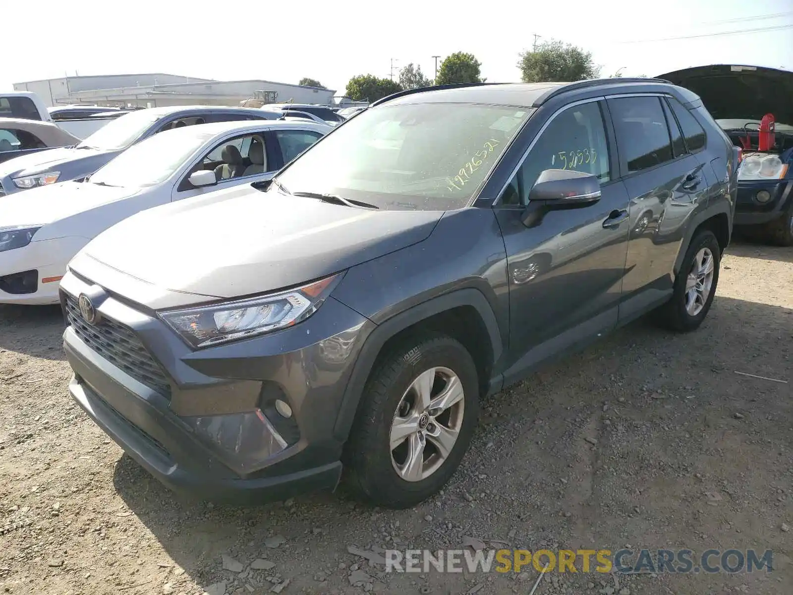 2 Photograph of a damaged car JTMP1RFV3KD003151 TOYOTA RAV4 2019